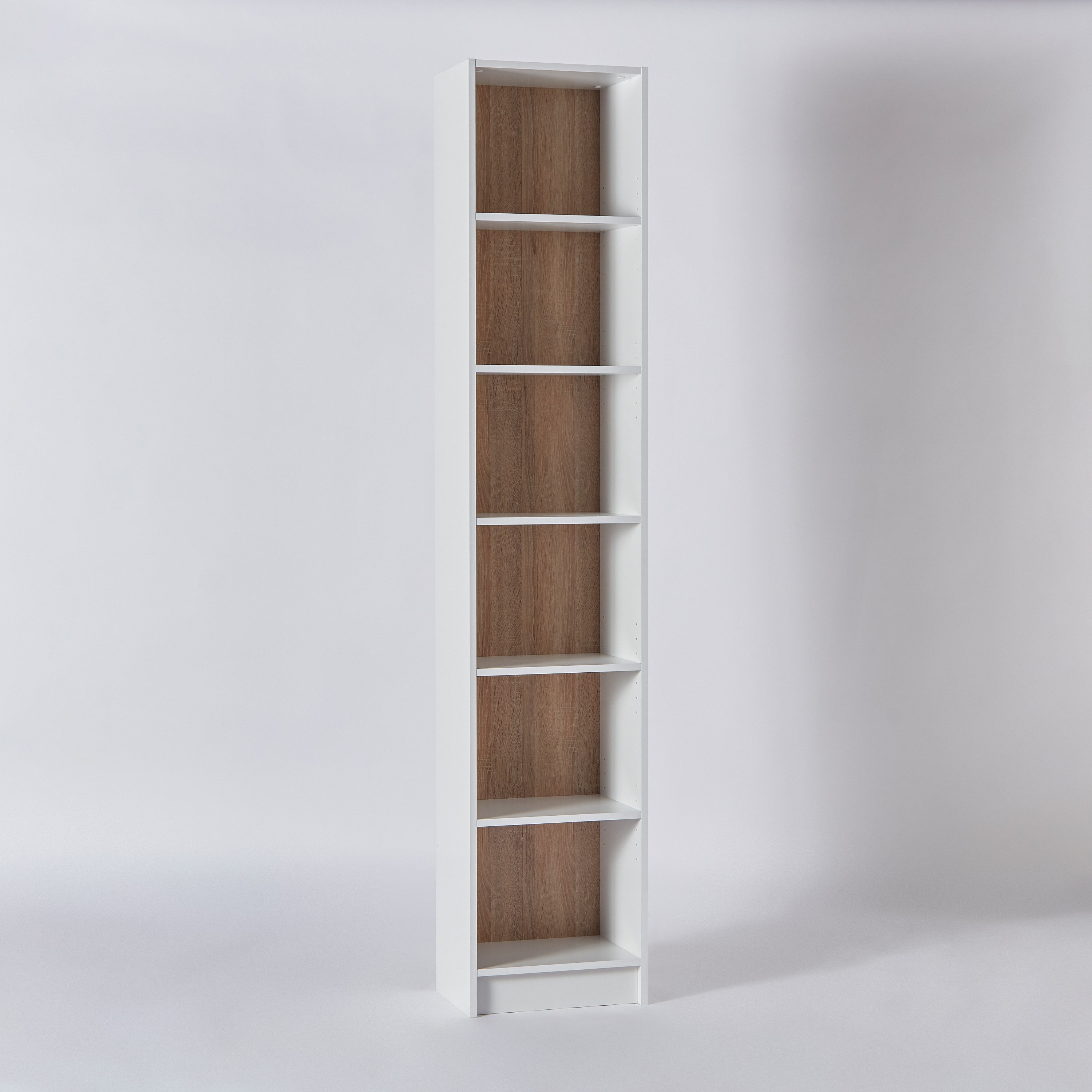 Alford Avian 6-Tier Narrow Bookcase-hbxfurniture-office-bookcases-image-7