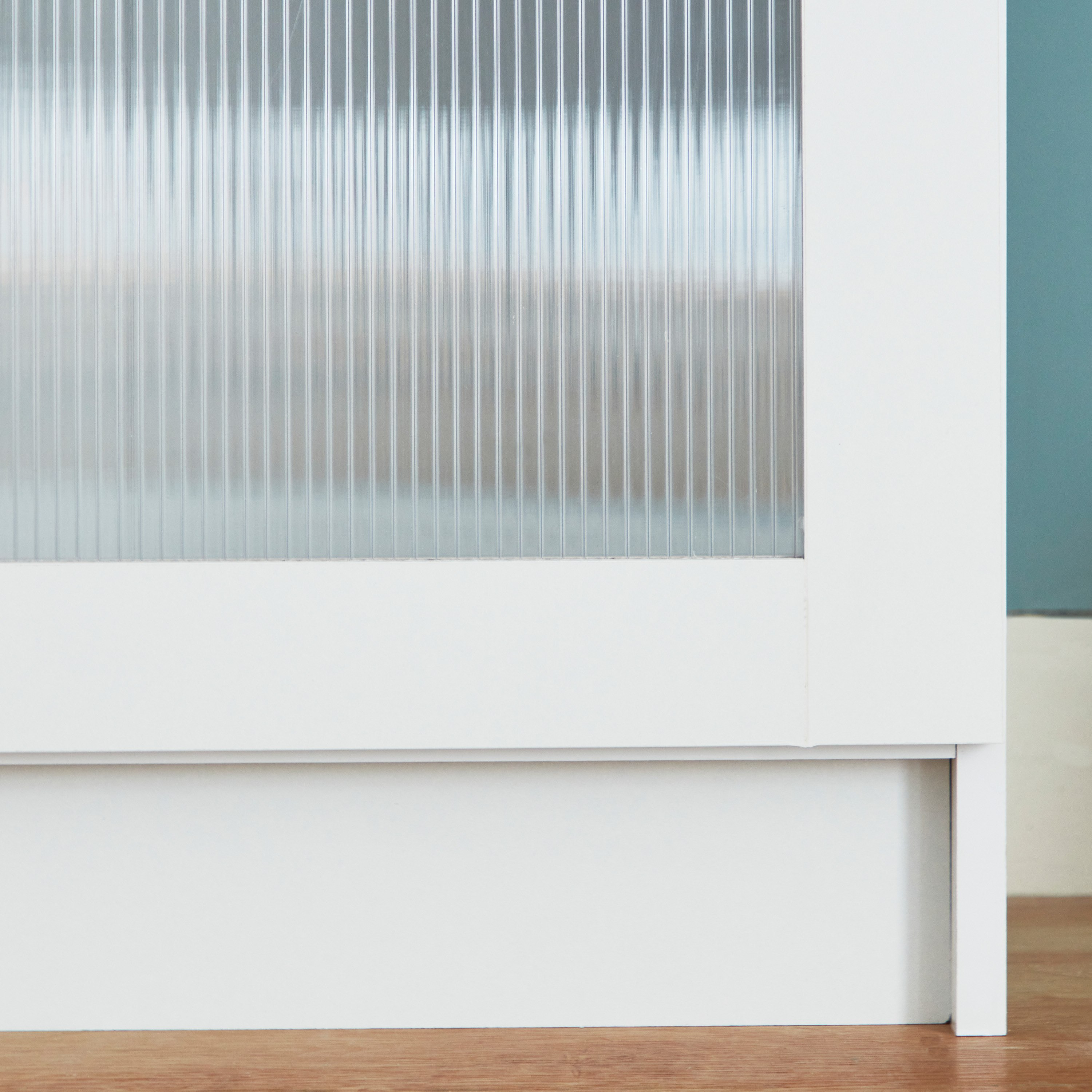 Frankfurt 3-Tier Multipurpose Bookcase Storage Unit with 2 Acrylic Doors-hbxfurniture-office-bookcases-image-8