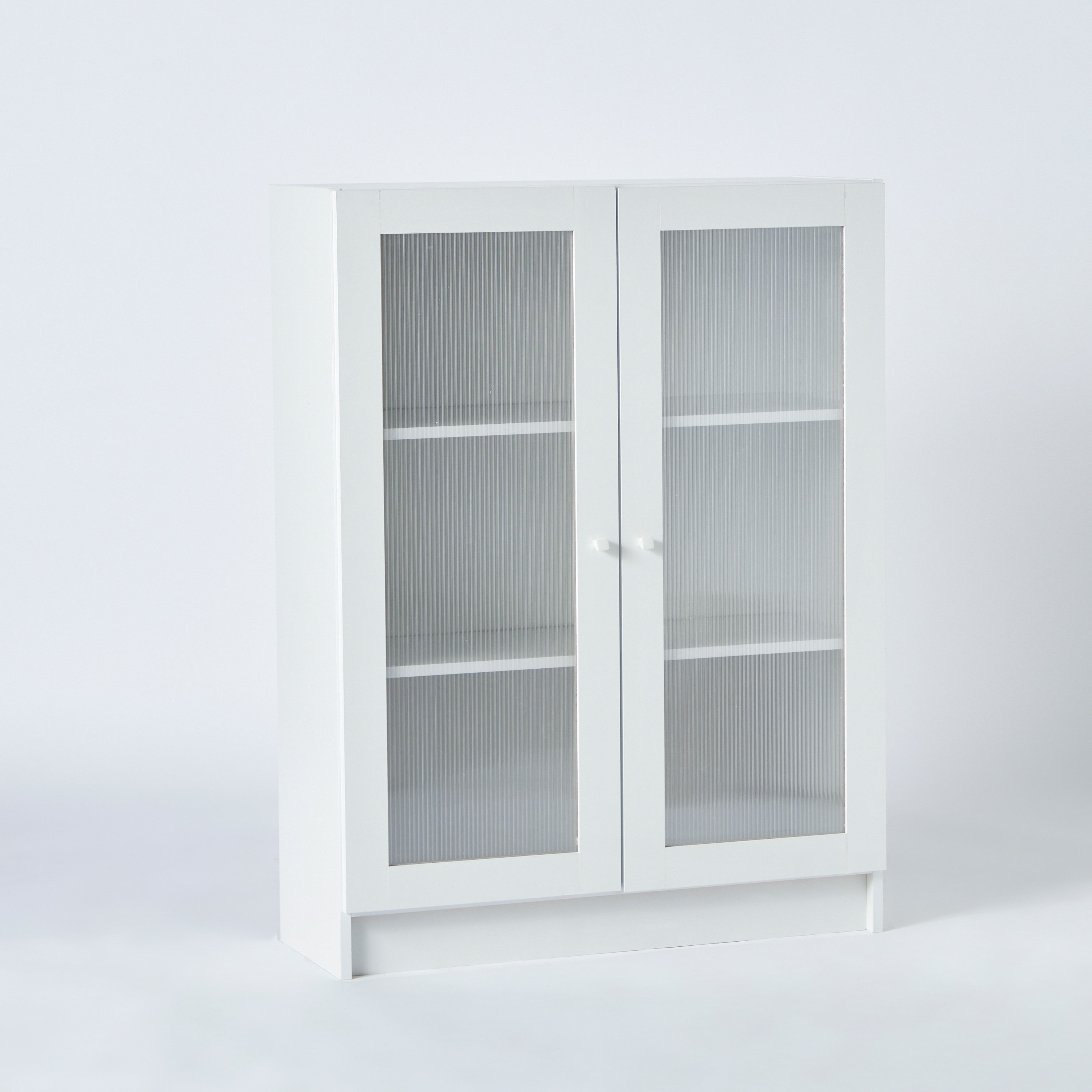 Frankfurt 3-Tier Multipurpose Bookcase Storage Unit with 2 Acrylic Doors-hbxfurniture-office-bookcases-image-15