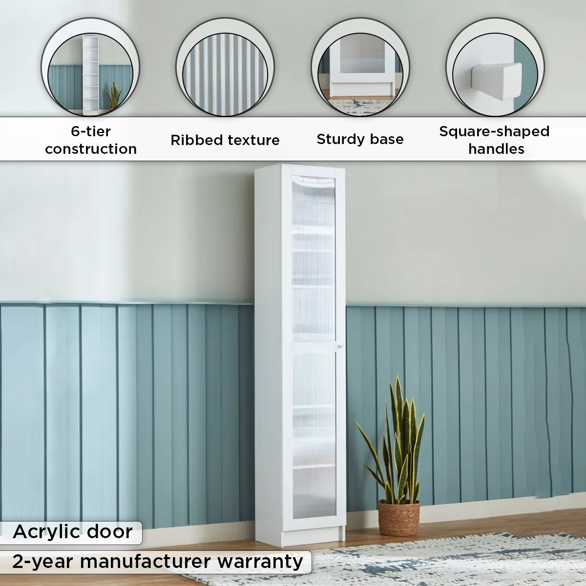 Frankfurt 6-Tier Multipurpose Bookcase Storage Unit with Acrylic Door-PROMO_HB_SA_HBX10_TH1000_NEW_031025-image-4