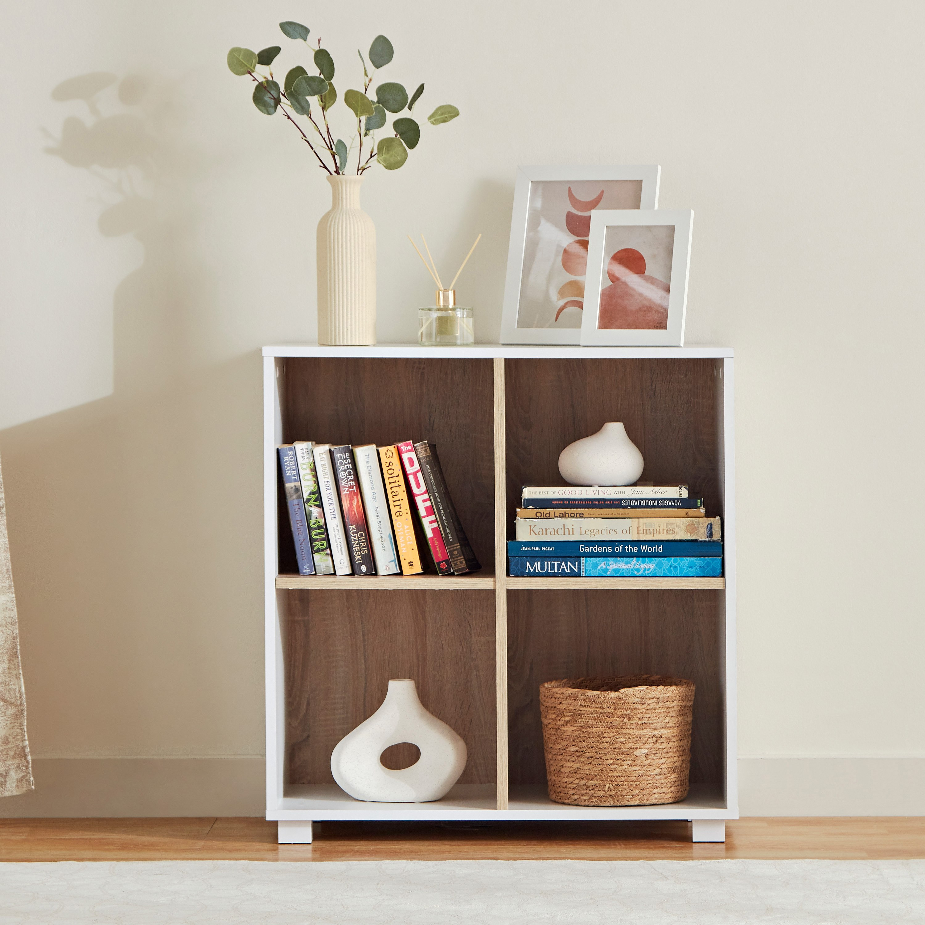 Movo Alford Lyon 4-Cube Bookcase-hbxfurniture-office-bookcases-image-2