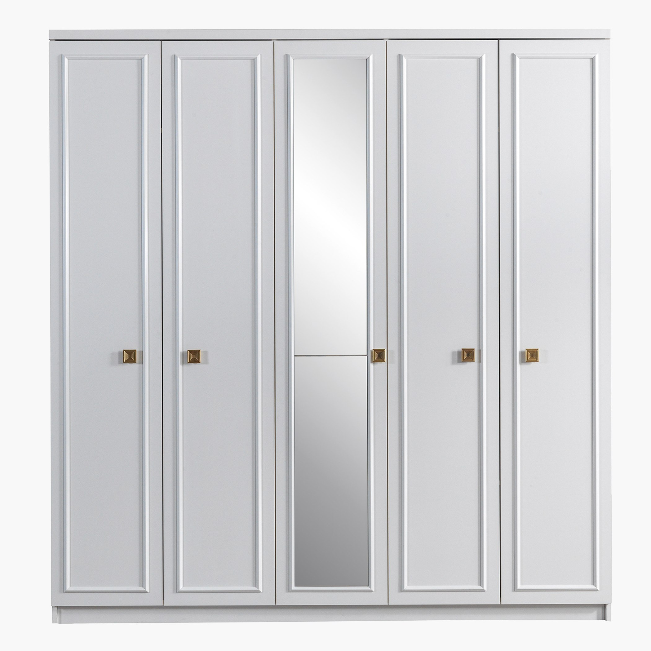 خزانة ملابس 5 أبواب مع مرآة من ويفر-hbxfurniture-wardrobes-image-3