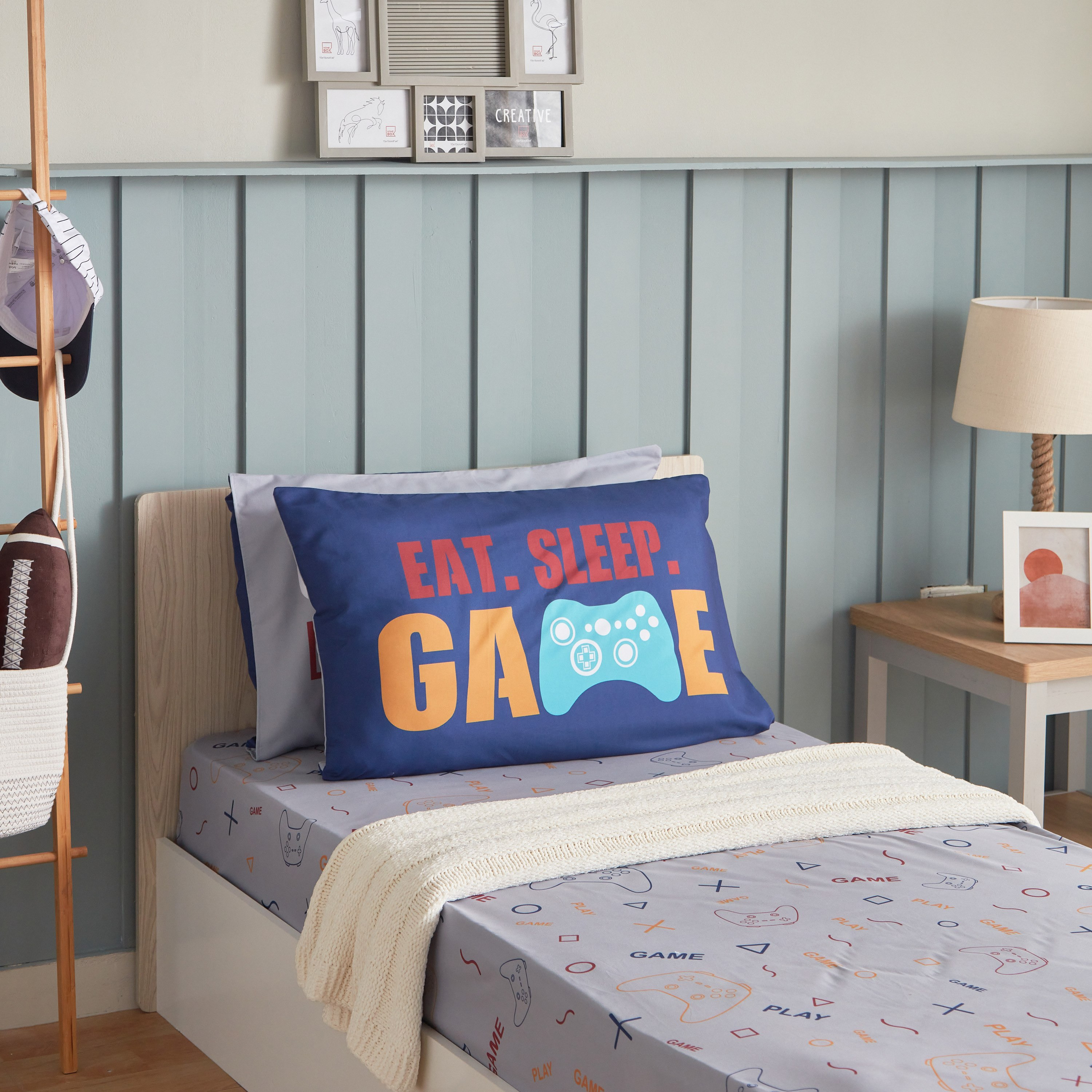 طقم غطاء وسادة ألياف دقيقة قطعتين من جيمنج نويل سواريه- 50x75 سم-hbxhomeware-hbxkidsandyouth-image-6