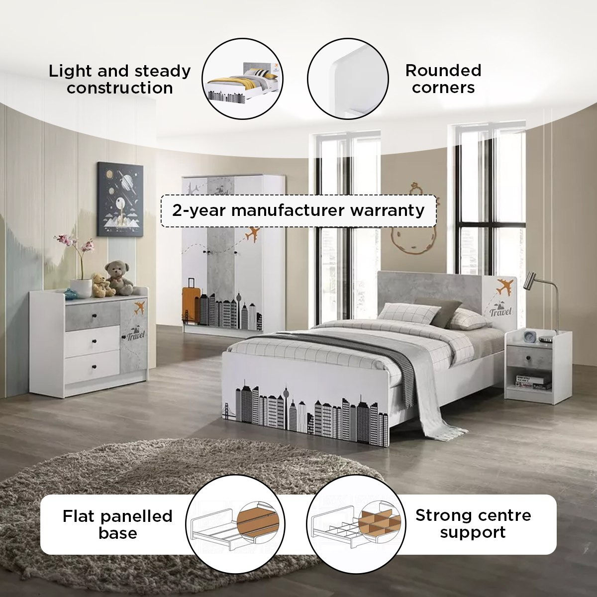 سرير توين - سيتي من موڤو- 120x200 سم-hbxbedroom-bedsandbedsets-beds-twin-image-5