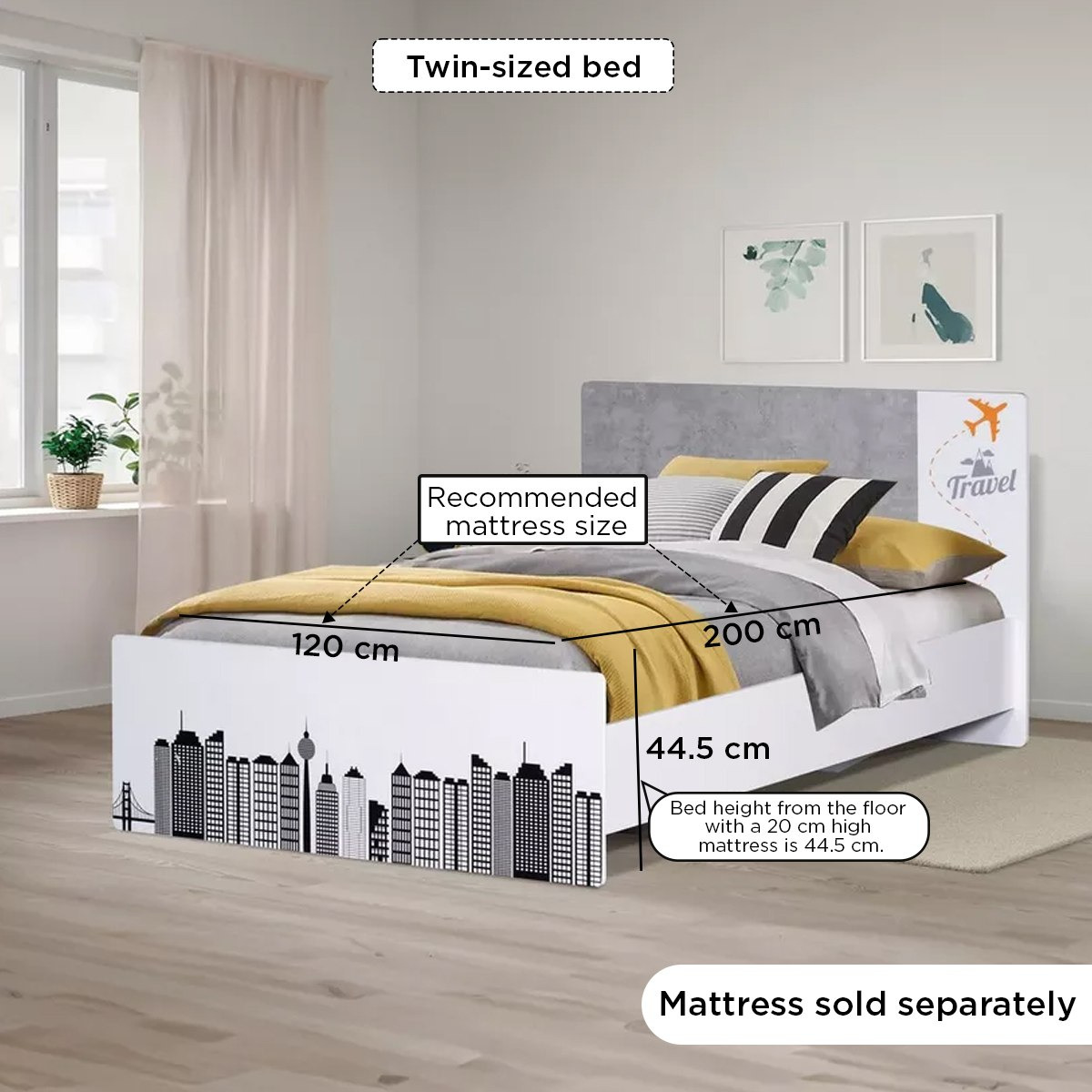 سرير توين - سيتي من موڤو- 120x200 سم-hbxbedroom-bedsandbedsets-beds-twin-image-4