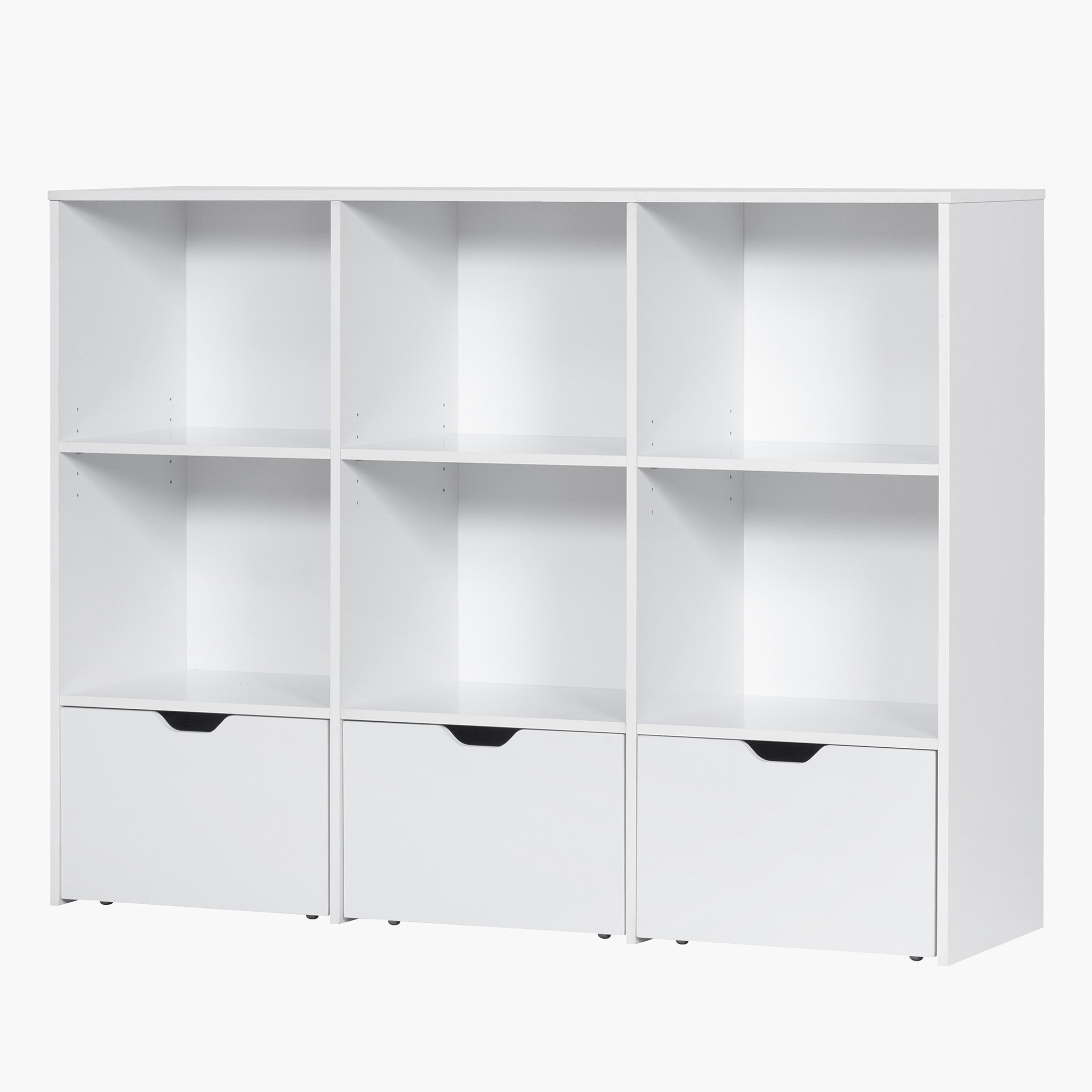 Movo Vanilla Cody Storage Cabinet with 3 Drawers-hbxfurniture-office-bookcases-image-2