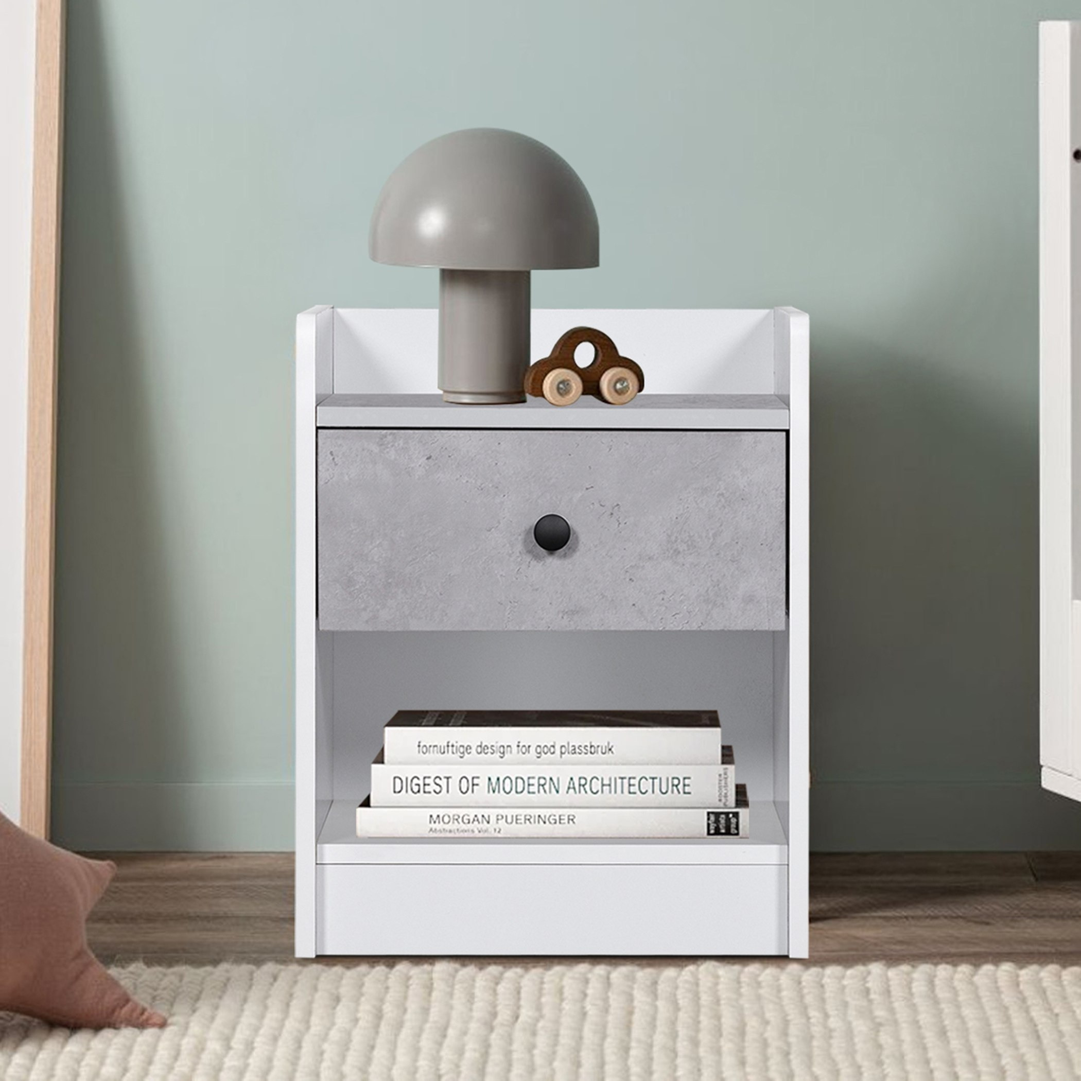 طاولة سرير جانبية بدرج - سيتي من موڤو-hbxkidsandyouth-nightstands-image-1