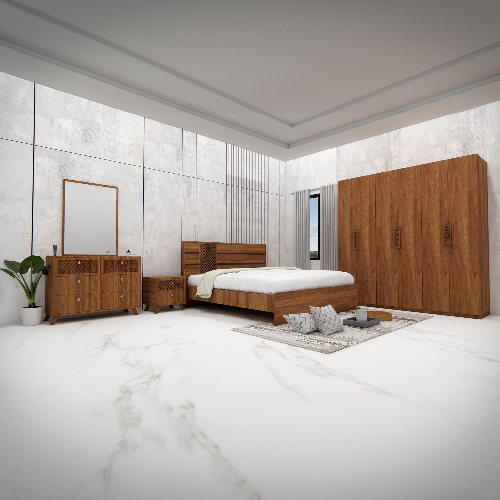خزانة ملابس 6 أبواب من هيرشي-hbxfurniture-wardrobes-image-10