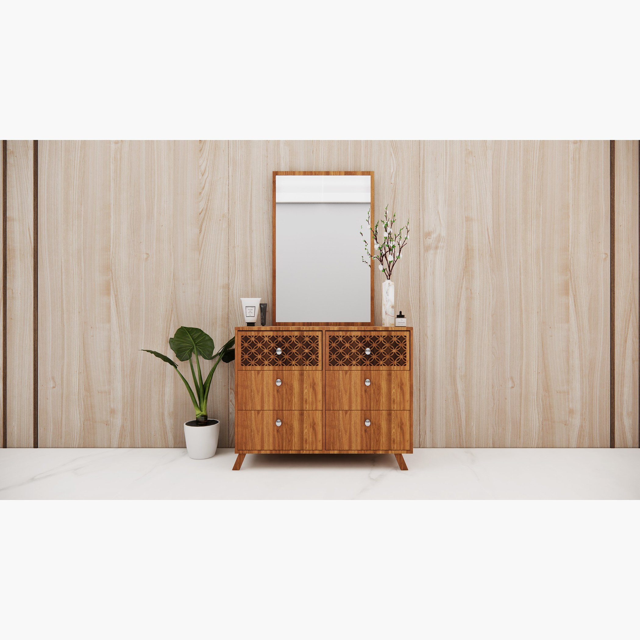 طقم غرفة نوم سوبر كينج 5 قطع من هيرشي - 200x200 سم-hbxbedroom-bedsandbedsets-bedroomsets-superking-image-13