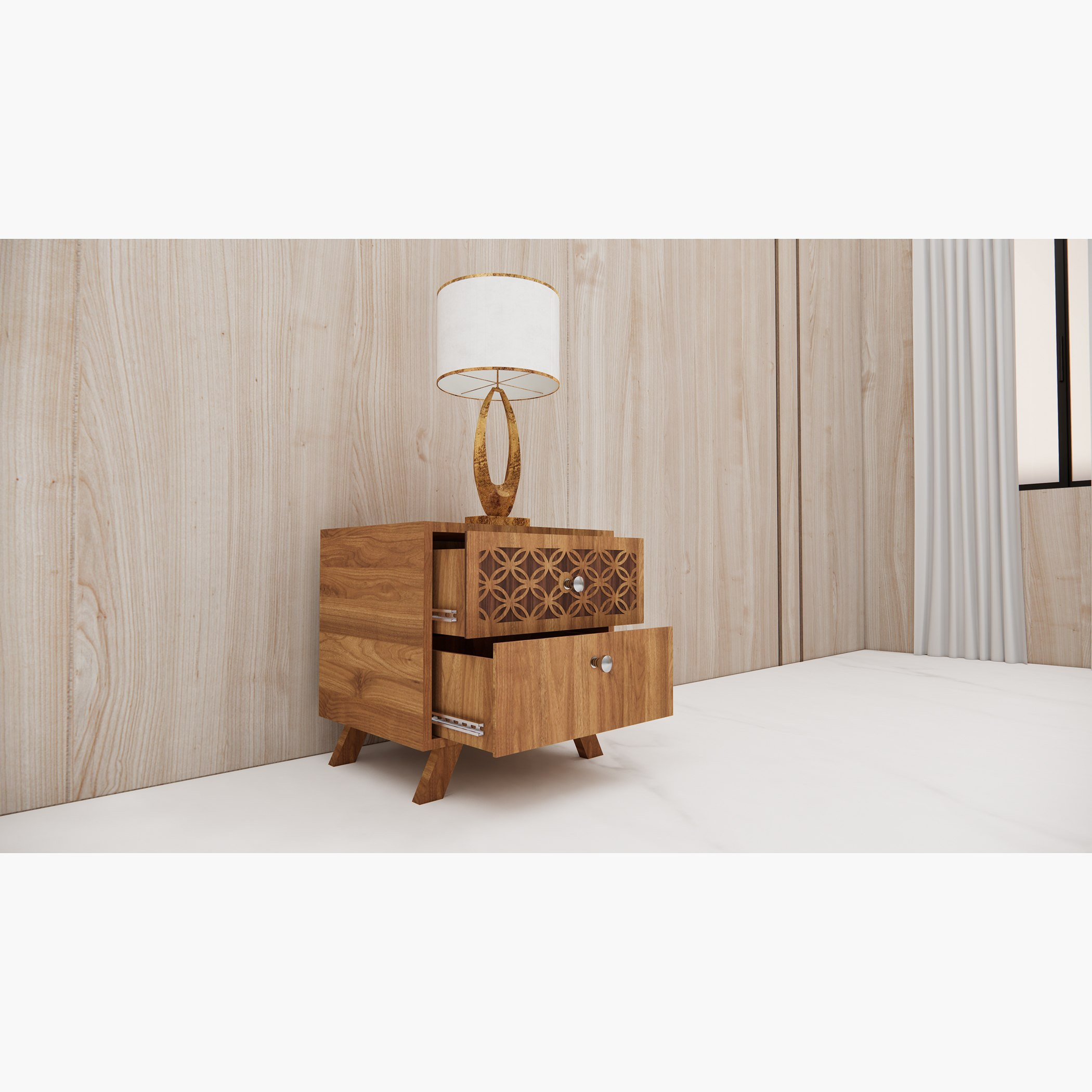 طقم غرفة نوم سوبر كينج 5 قطع من هيرشي - 200x200 سم-hbxbedroom-bedsandbedsets-bedroomsets-superking-image-8