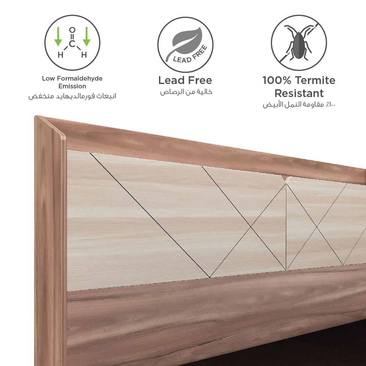 Brixton 5-Piece King Bedroom Set - 180x200 cm-hbxbedroom-bedsandbedsets-bedroomsets-king-image-10