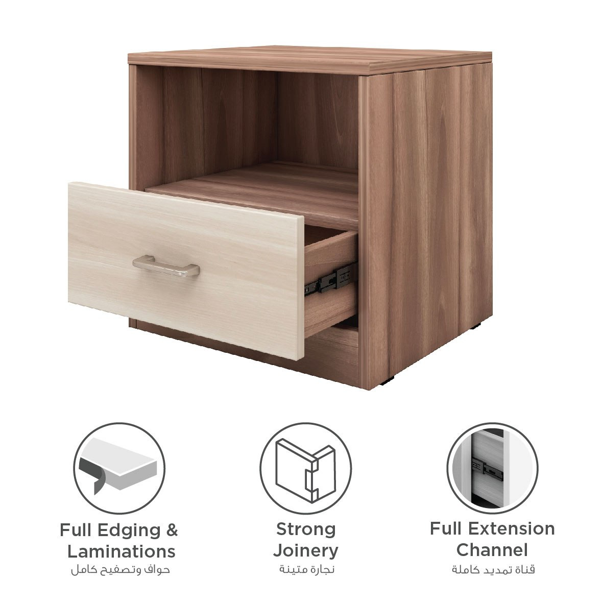 Brixton 5-Piece King Bedroom Set - 180x200 cm-hbxbedroom-bedsandbedsets-bedroomsets-king-image-14