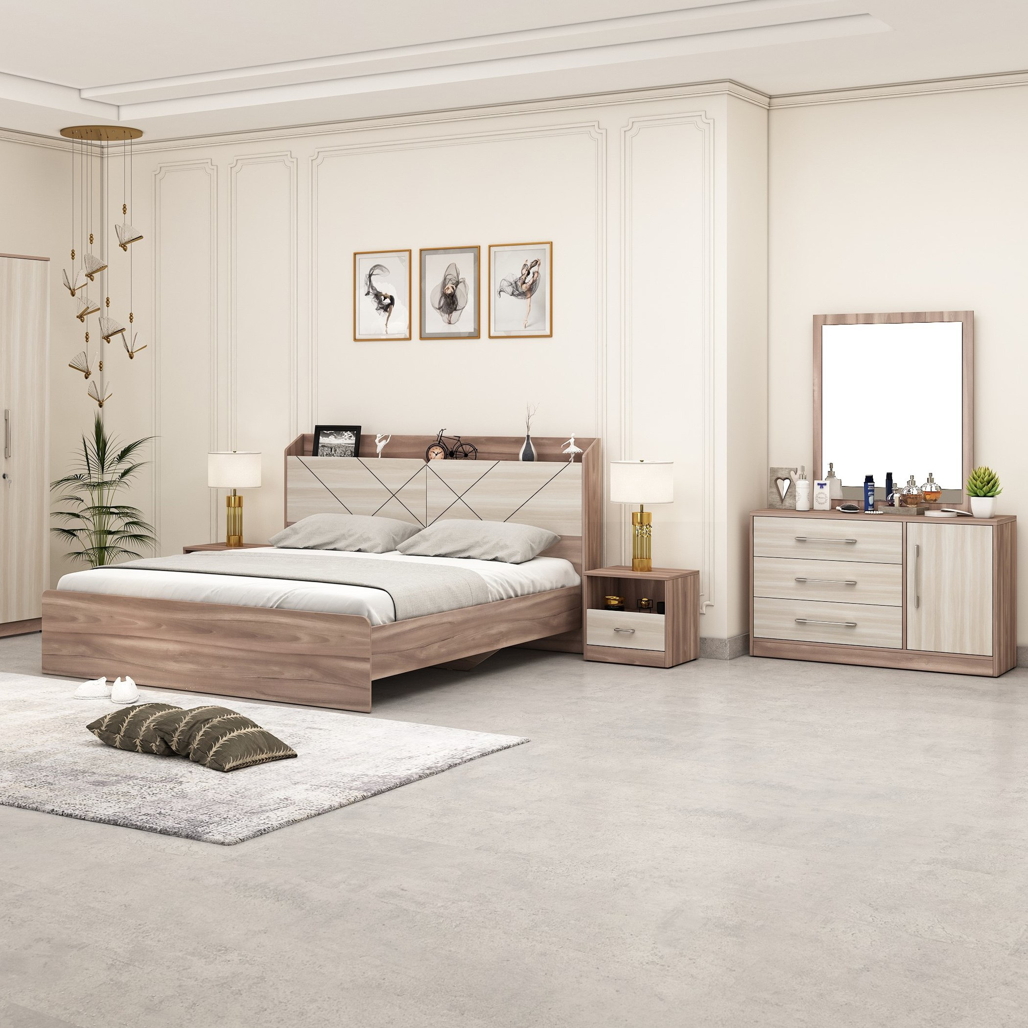 King bedroom sets with shop mattress