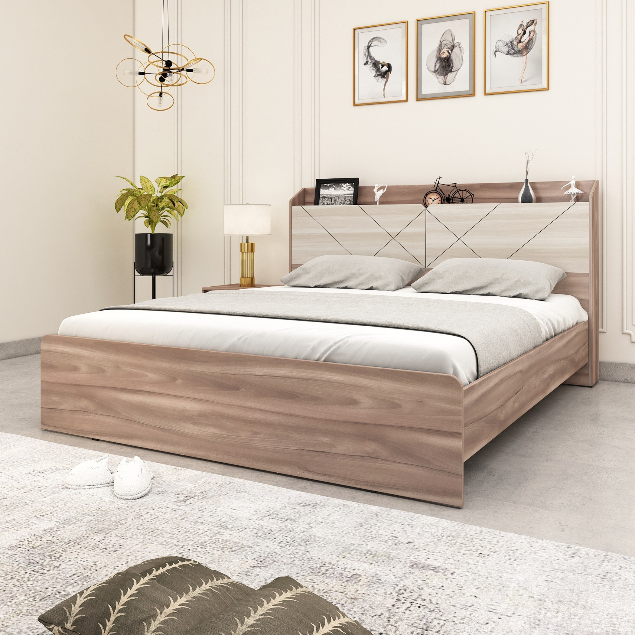Brixton 5-Piece King Bedroom Set - 180x200 cm-hbxbedroom-bedsandbedsets-bedroomsets-king-image-3