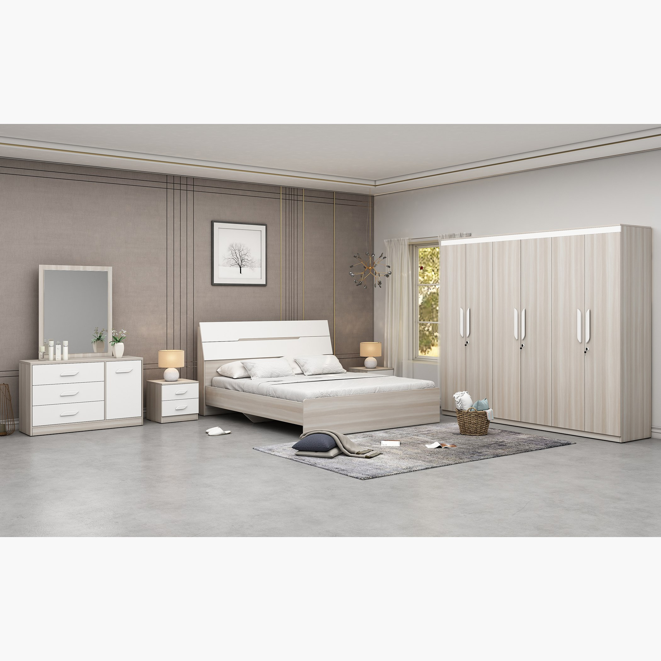خزانة ملابس 6 أبواب من نيوبورت-hbxfurniture-wardrobes-image-8