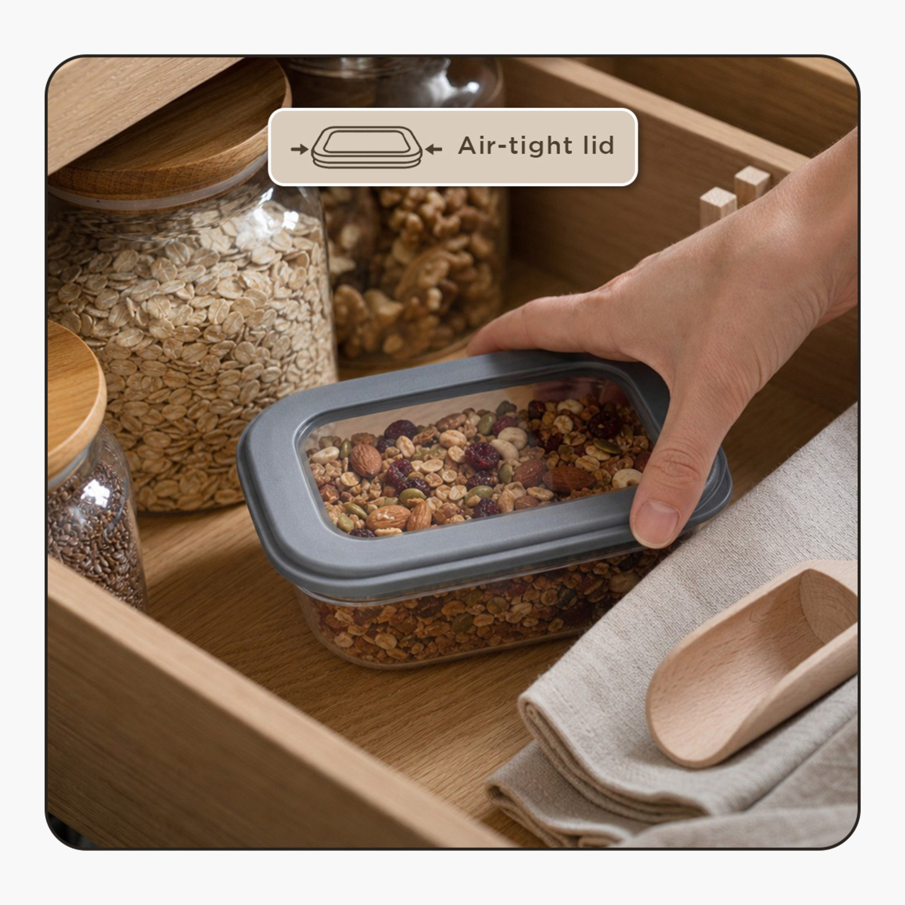 Foly Life Flat Storage Container - 670 ml-hbxhomeware-hbxkitchen-image-7