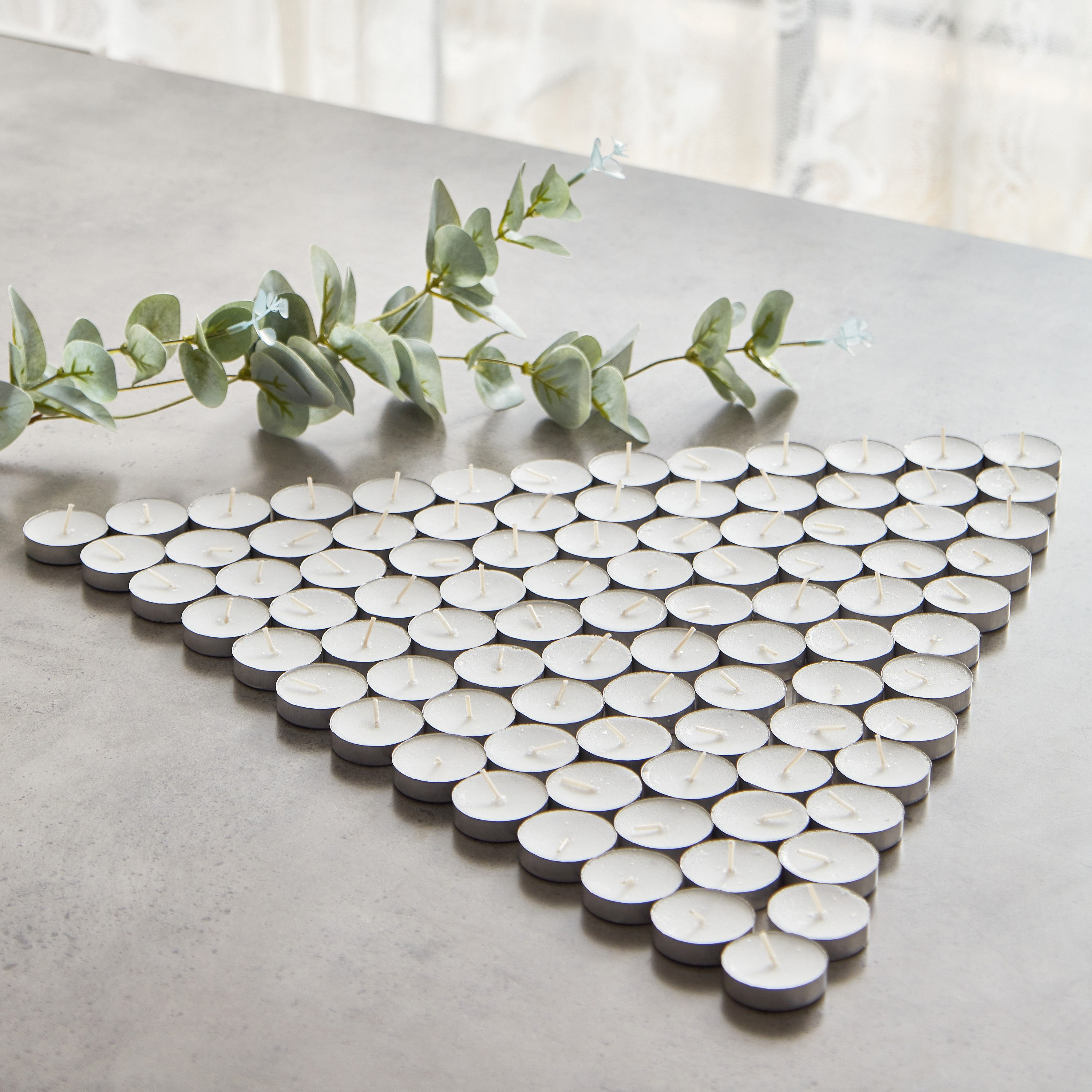 شموع صغيرة من أليس- 100 قطعة-hbxlivingroom-decorandaccessories-candles-image-1
