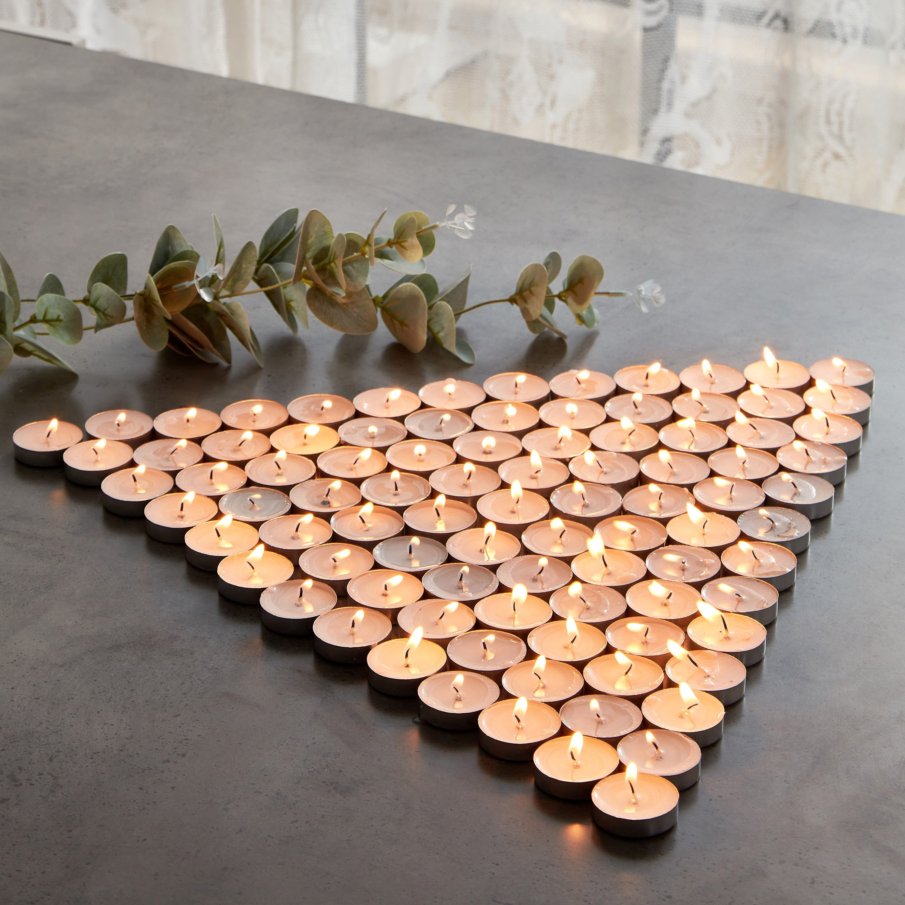 شموع صغيرة من أليس- 100 قطعة-hbxlivingroom-decorandaccessories-candles-image-2