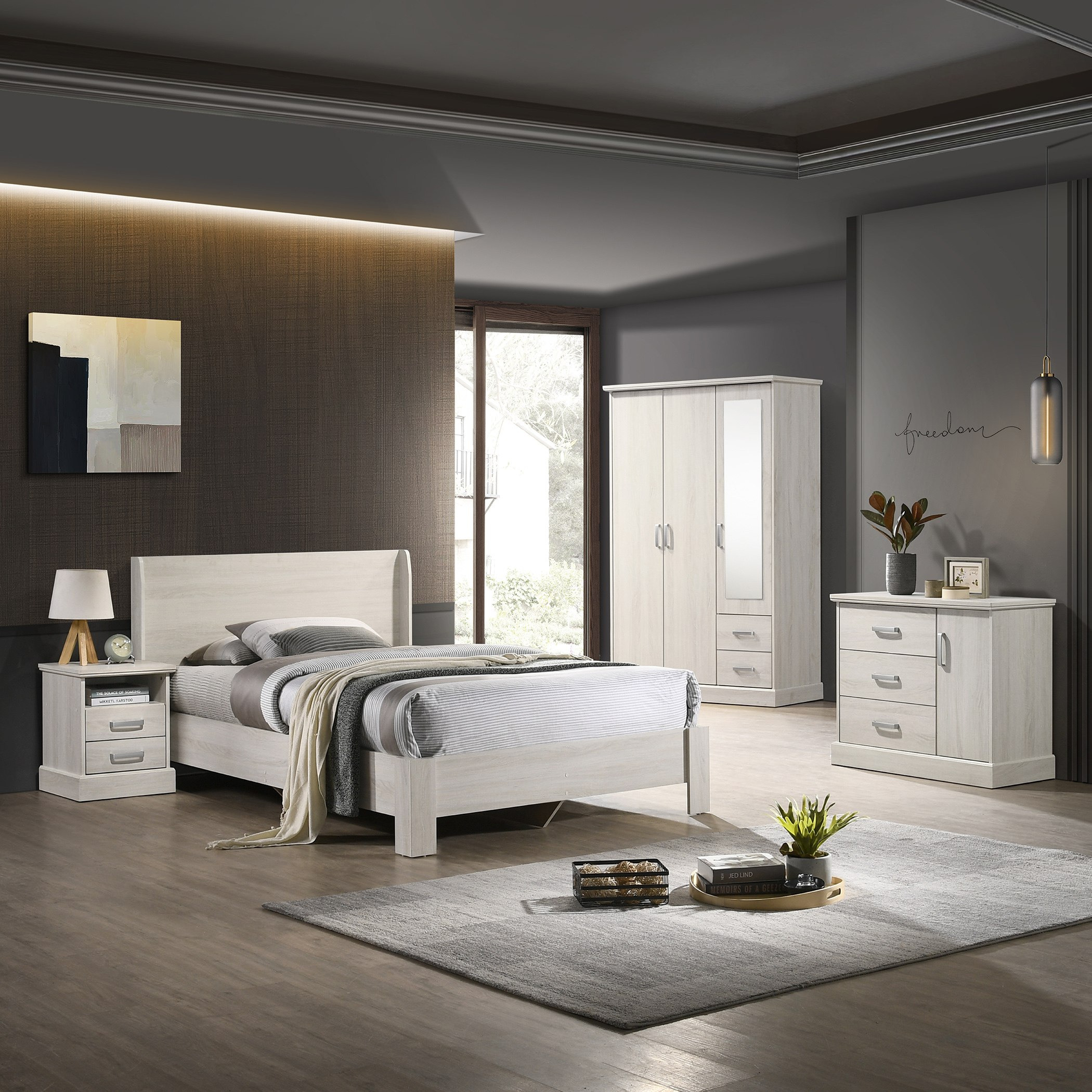 خزانة ملابس 3 أباب ودرجين ومرآة من بلير-hbxfurniture-wardrobes-image-8