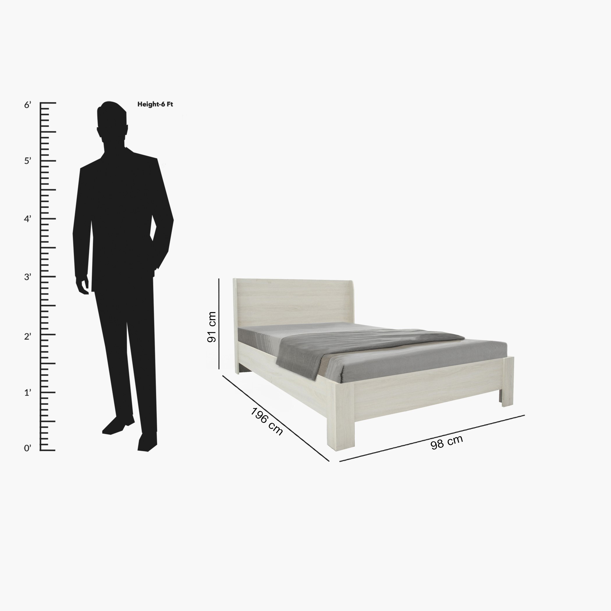Blair Single Bed - 90x190 cm-hbxfurniture-bedsandbedsets-beds-single-image-13