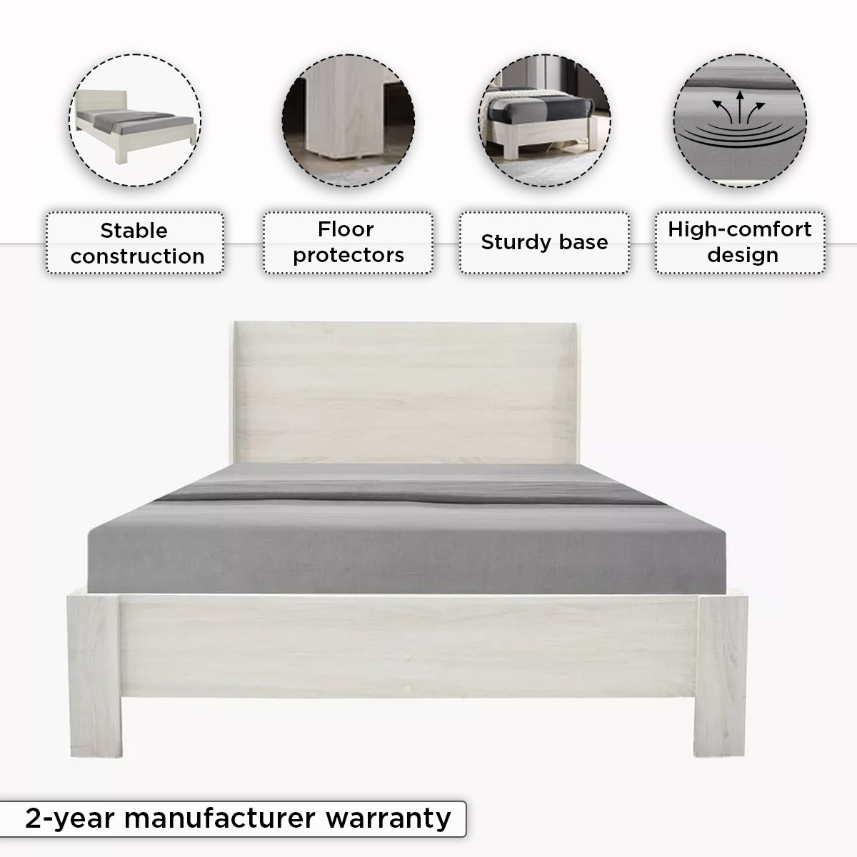 Blair Single Bed - 90x190 cm-hbxfurniture-bedsandbedsets-beds-single-image-5