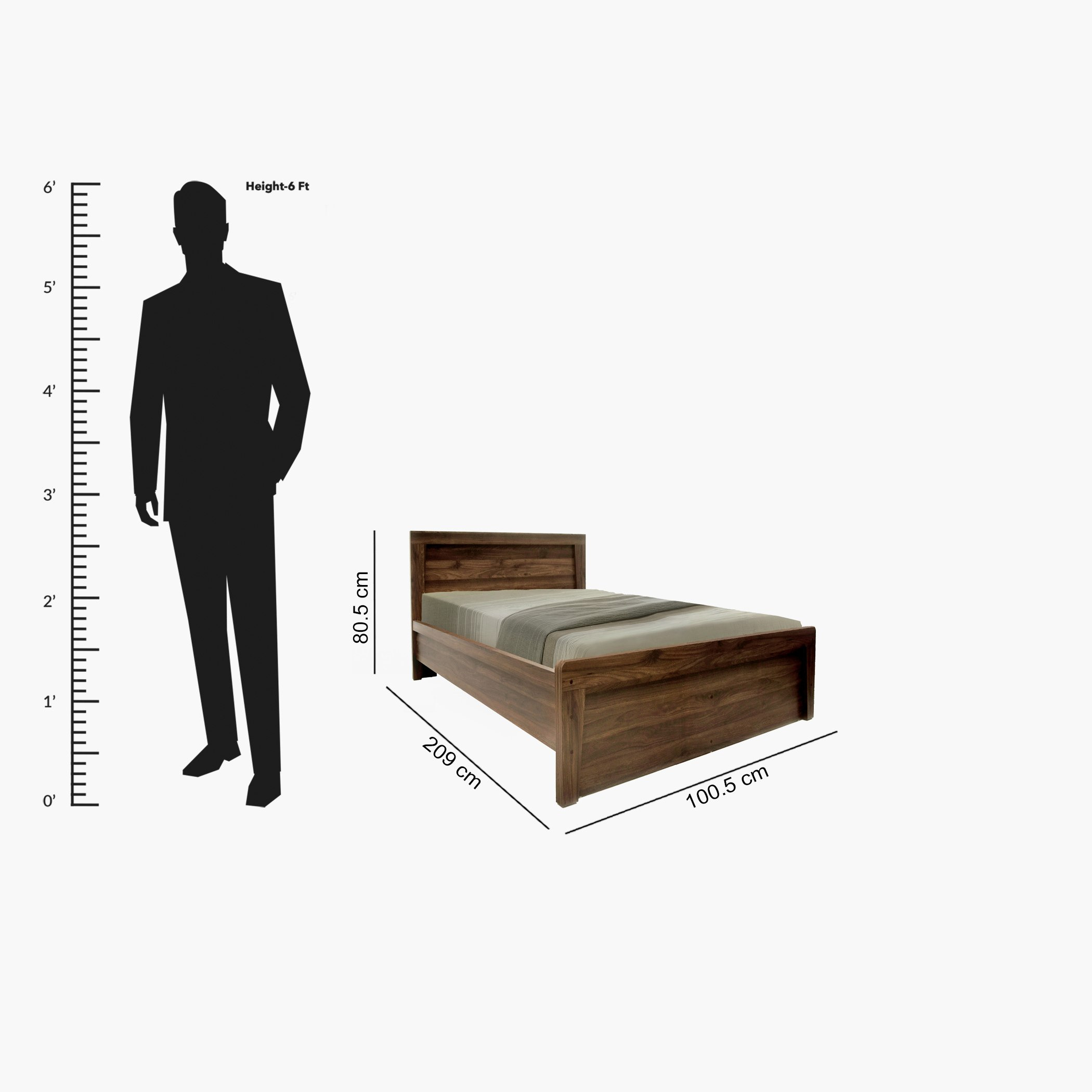 Kulltorp Plus Single Bed - 90x200 cm-hbxfurniture-bedsandbedsets-beds-single-image-10