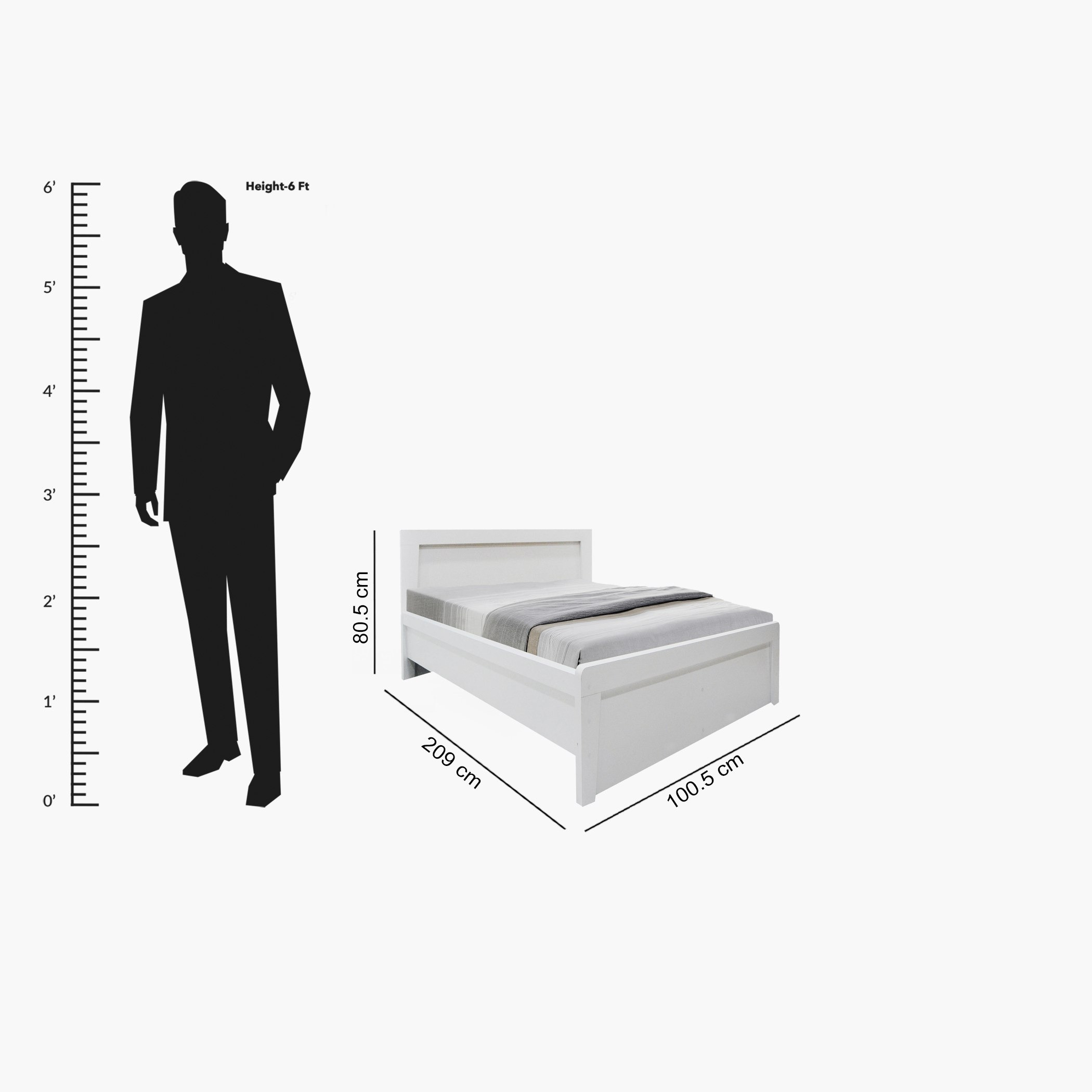 Kulltorp Plus Twin Bed - 120x200 cm-hbxbedroom-bedsandbedsets-beds-twin-image-9