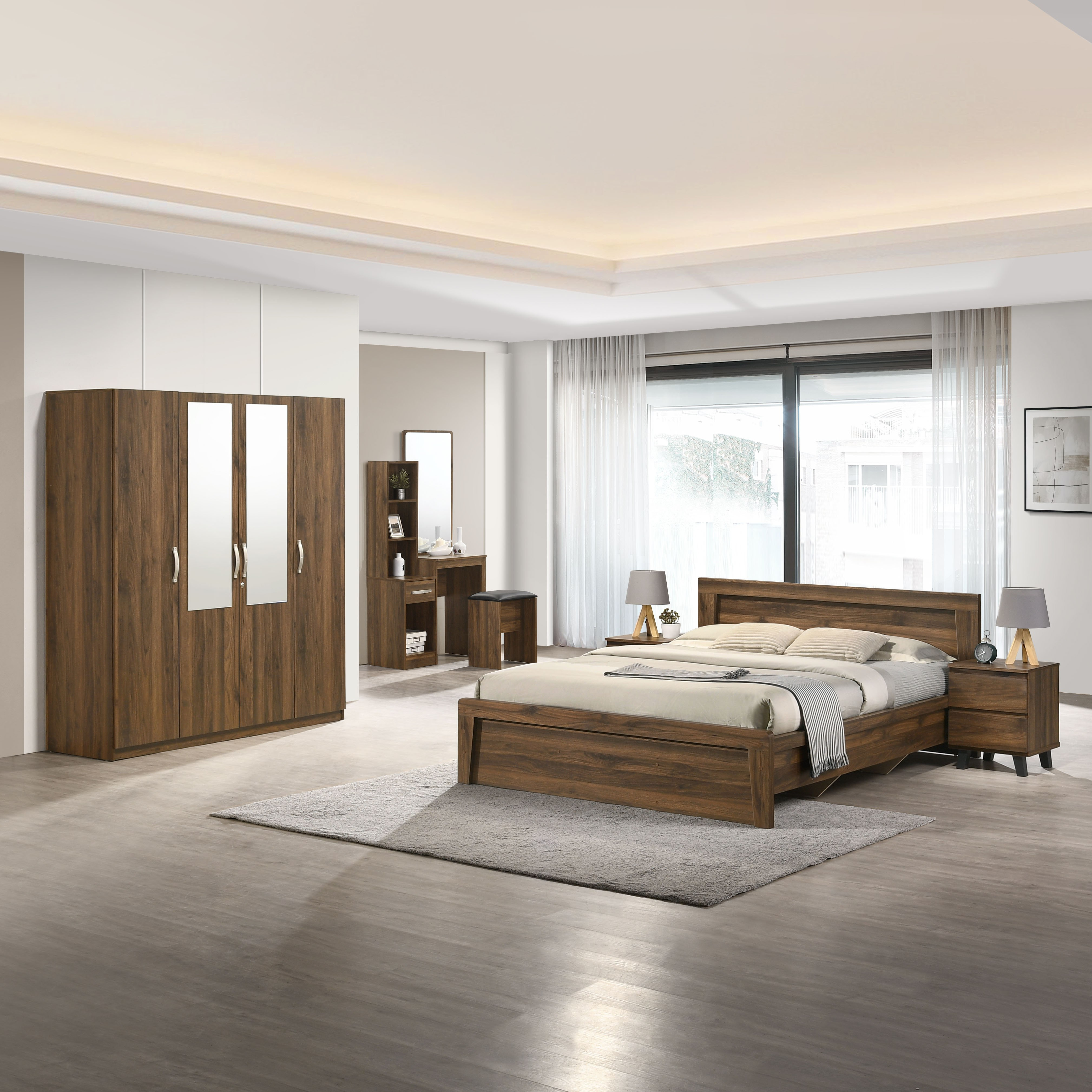 Kulltorp Plus King Bed - 180x200 cm-hbxfurniture-bedsandbedsets-beds-king-image-7