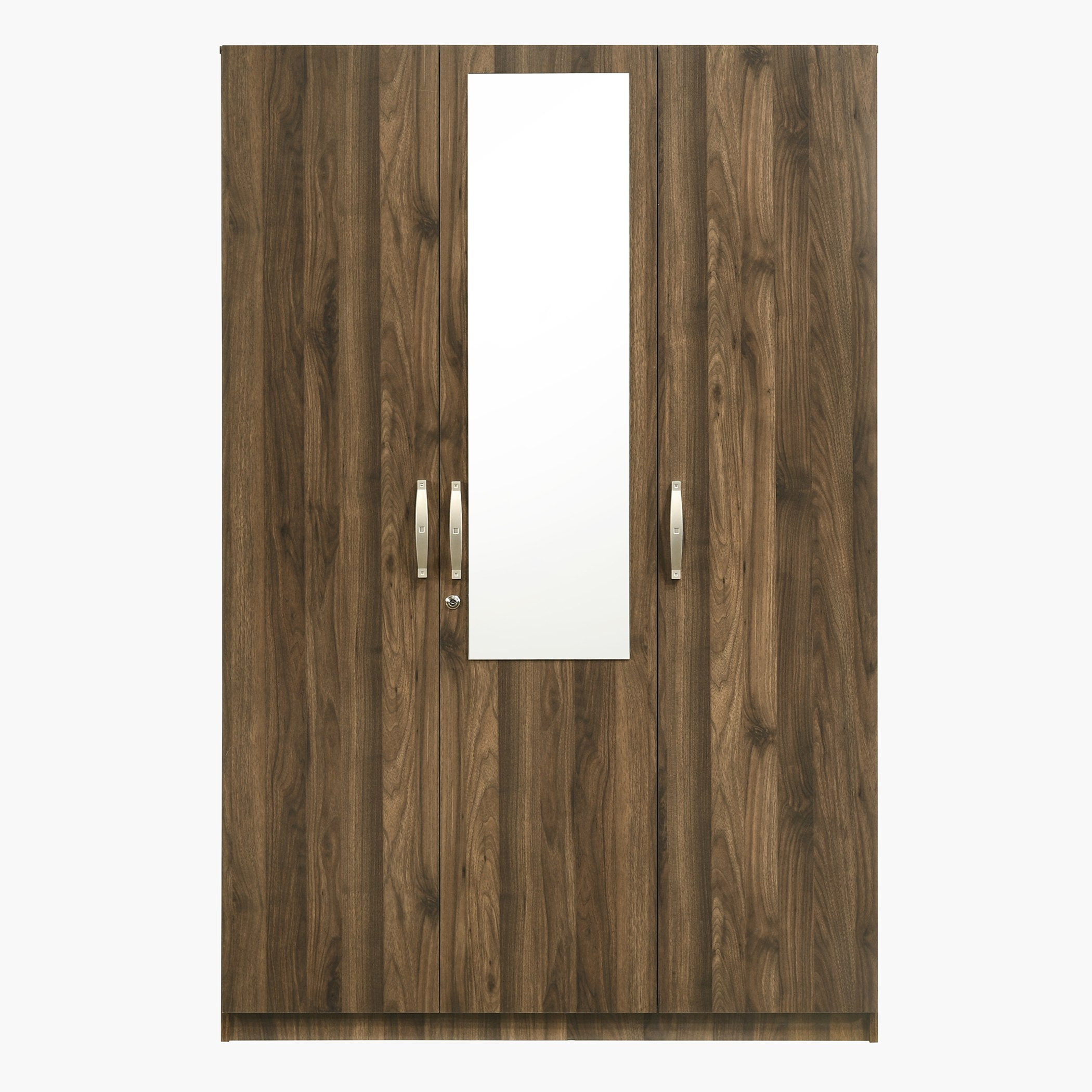 Kulltorp Plus 3-Door Wardrobe with Mirror and Lock-hbxfurniture-wardrobes-image-2