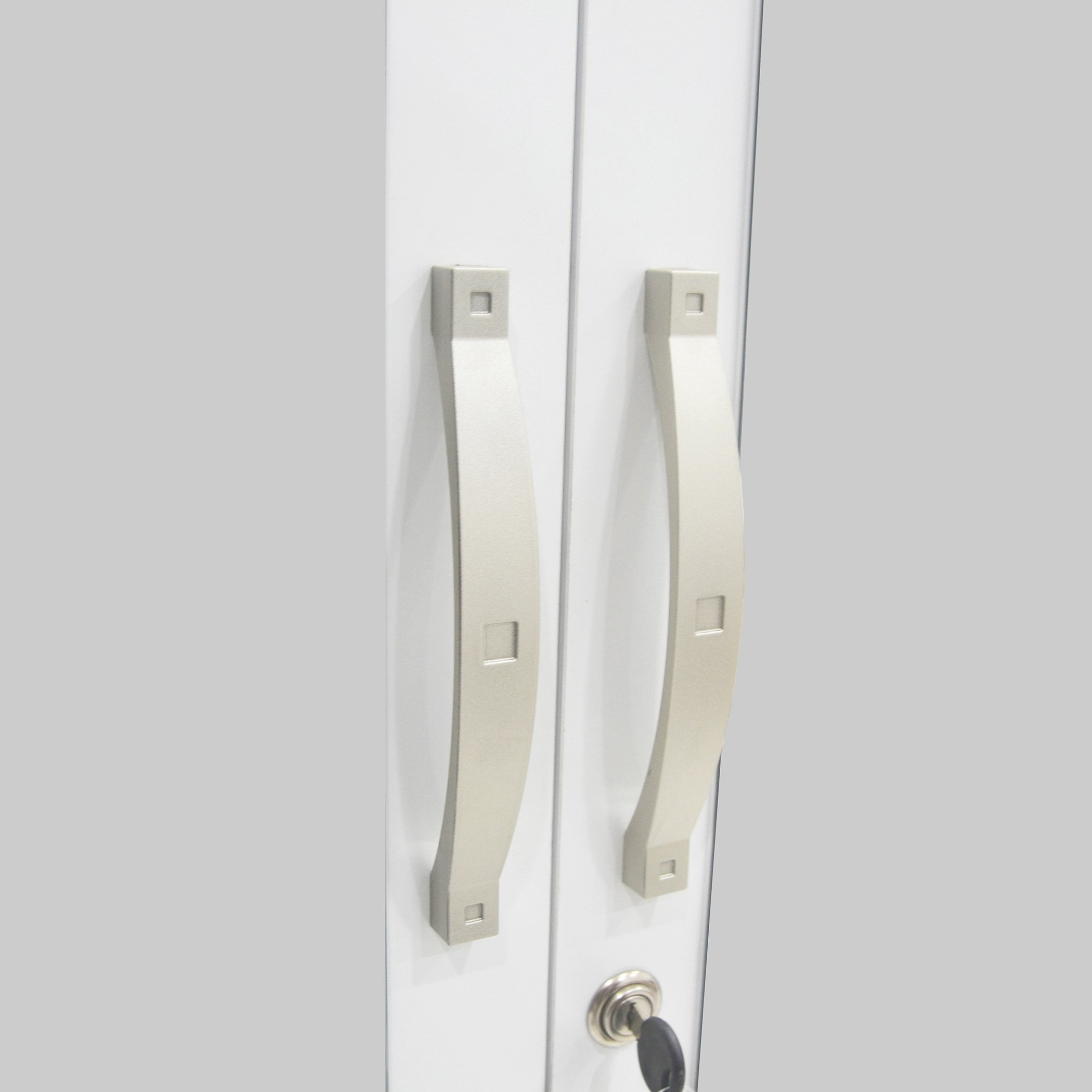 Kulltorp Plus 3-Door Wardrobe with Mirror and Lock-hbxfurniture-wardrobes-image-5