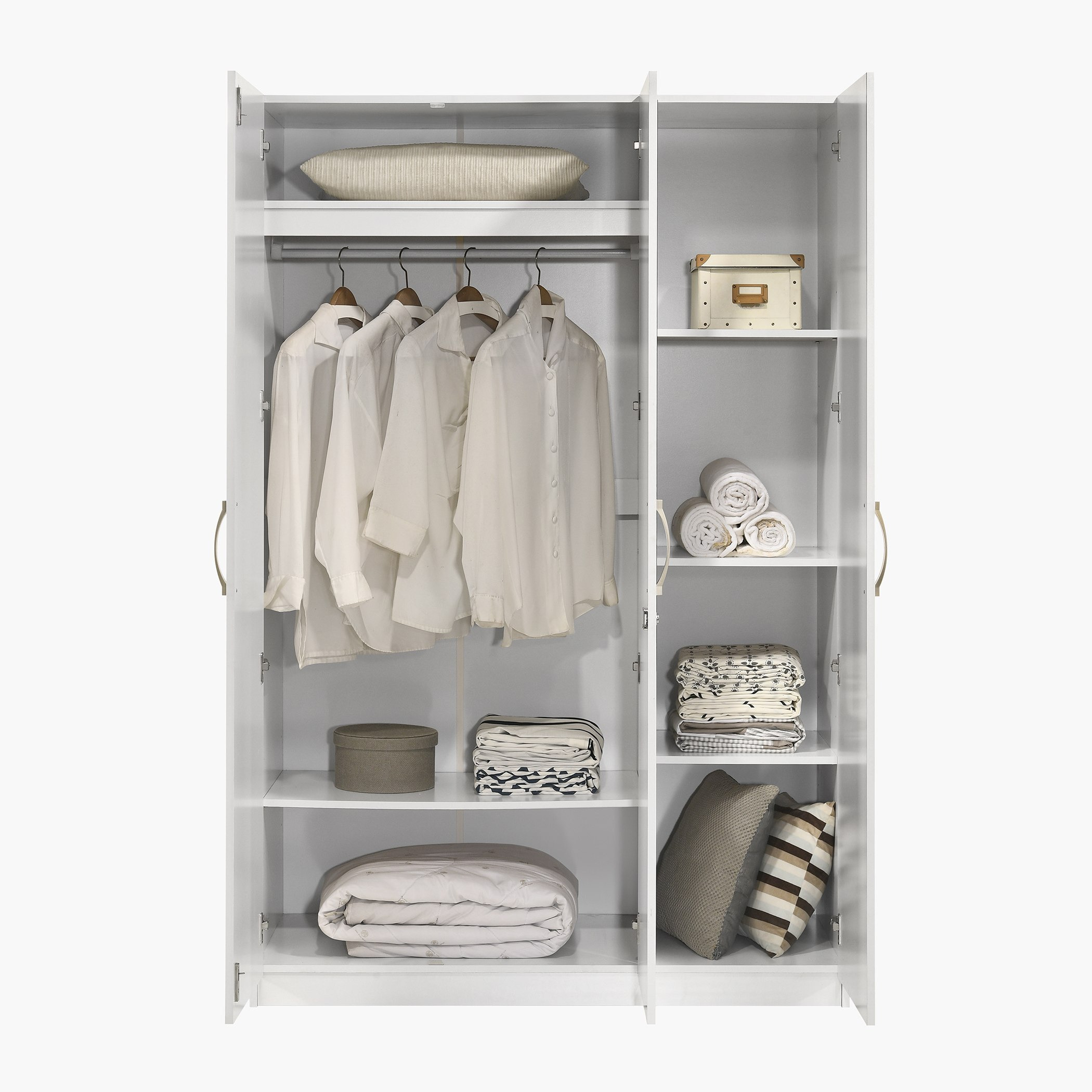 Kulltorp Plus 3-Door Wardrobe with Mirror and Lock-hbxfurniture-wardrobes-image-7
