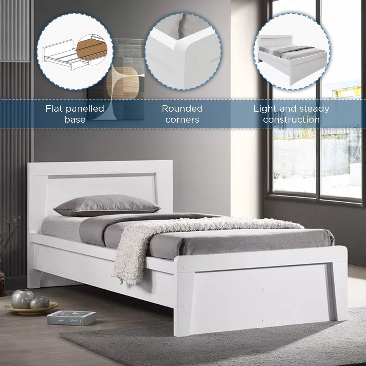 Kulltorp Plus Single Bed - 90x200 cm-hbxfurniture-bedsandbedsets-beds-single-image-10