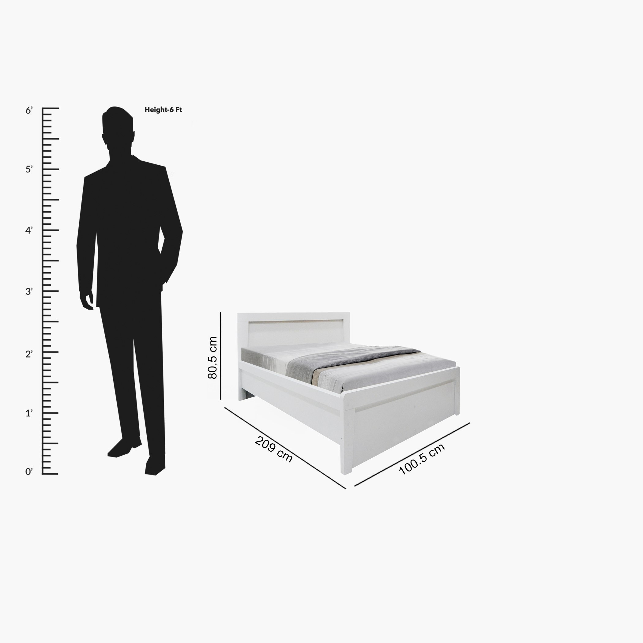 Kulltorp Plus Single Bed - 90x200 cm-hbxfurniture-bedsandbedsets-beds-single-image-9