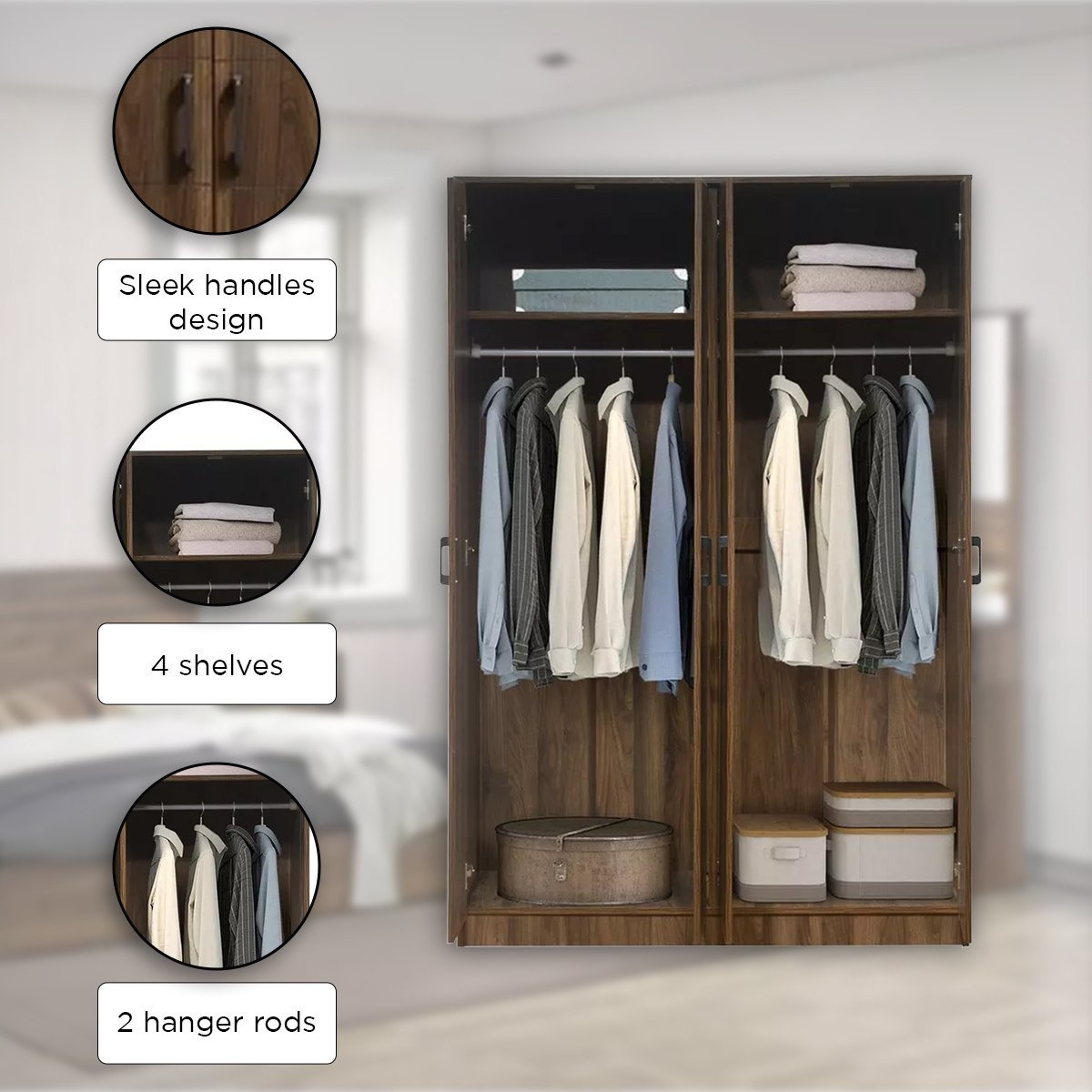 خزانة ملابس 4 أبواب - أواسيس من موڤو-hbxfurniture-wardrobes-image-11