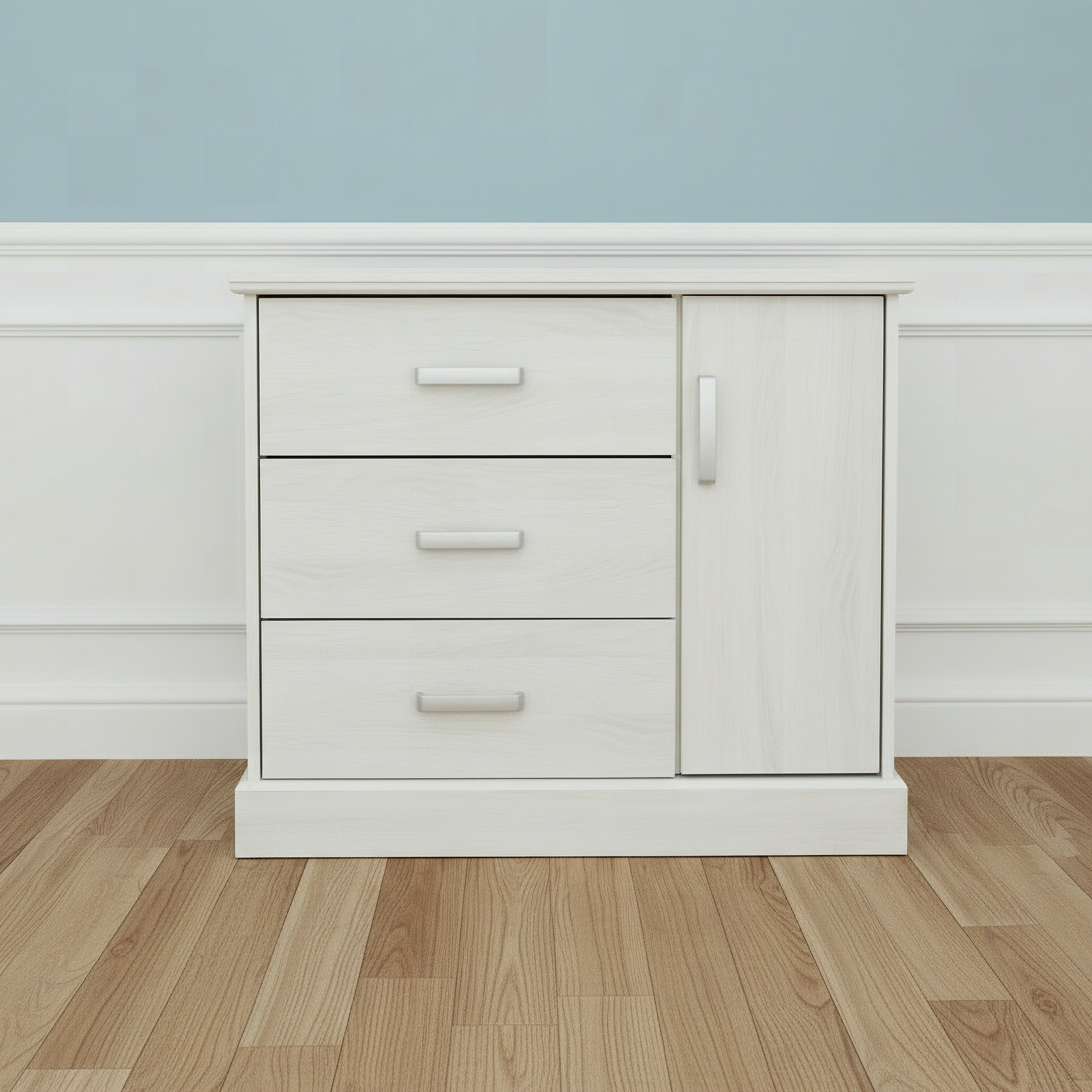 Blair 3-Drawer 1-Door Dresser without Mirror-hbxfurniture-kidsroom-kidsdressersandmirrors-image-2