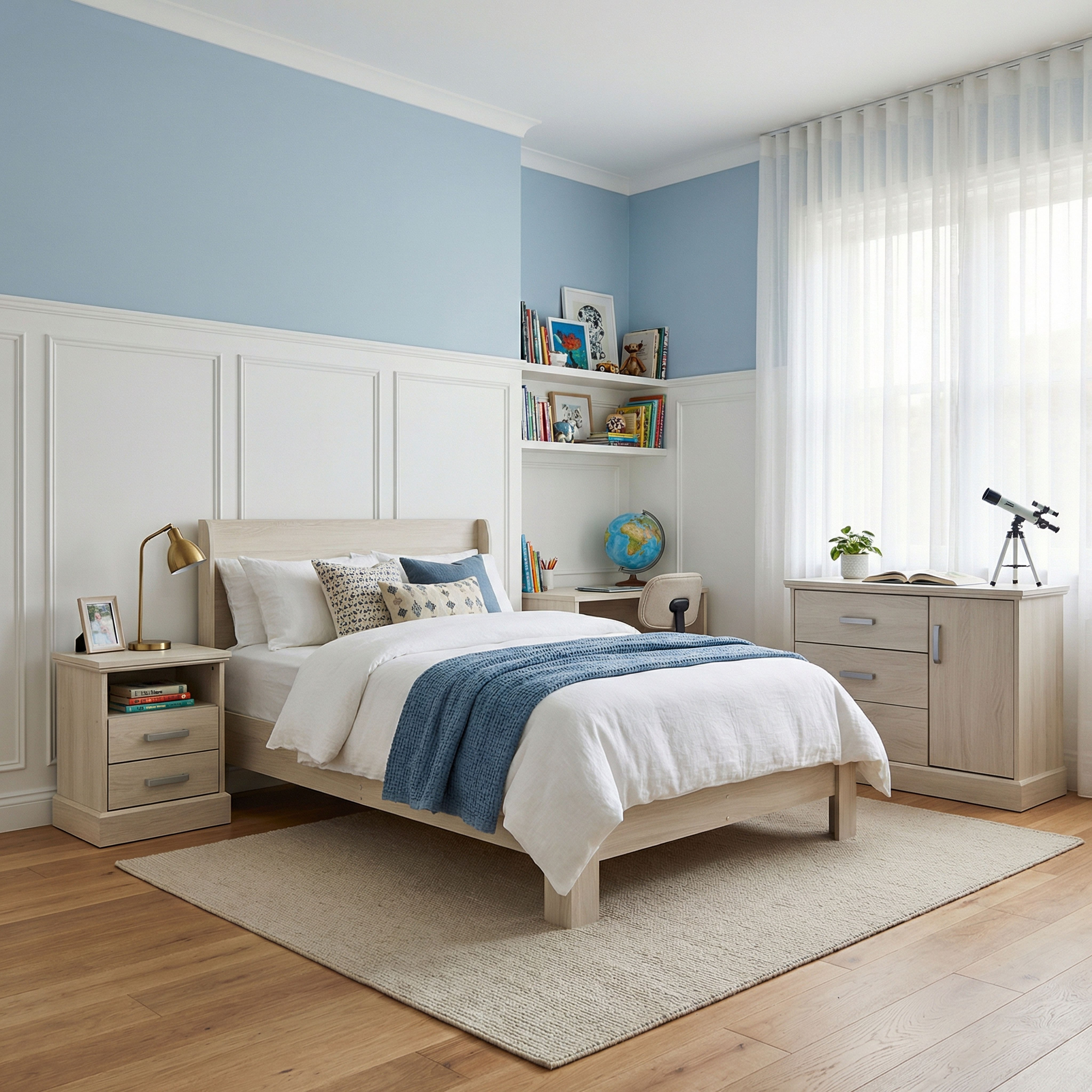 Blair 3-Drawer 1-Door Dresser without Mirror-hbxfurniture-kidsroom-kidsdressersandmirrors-image-7