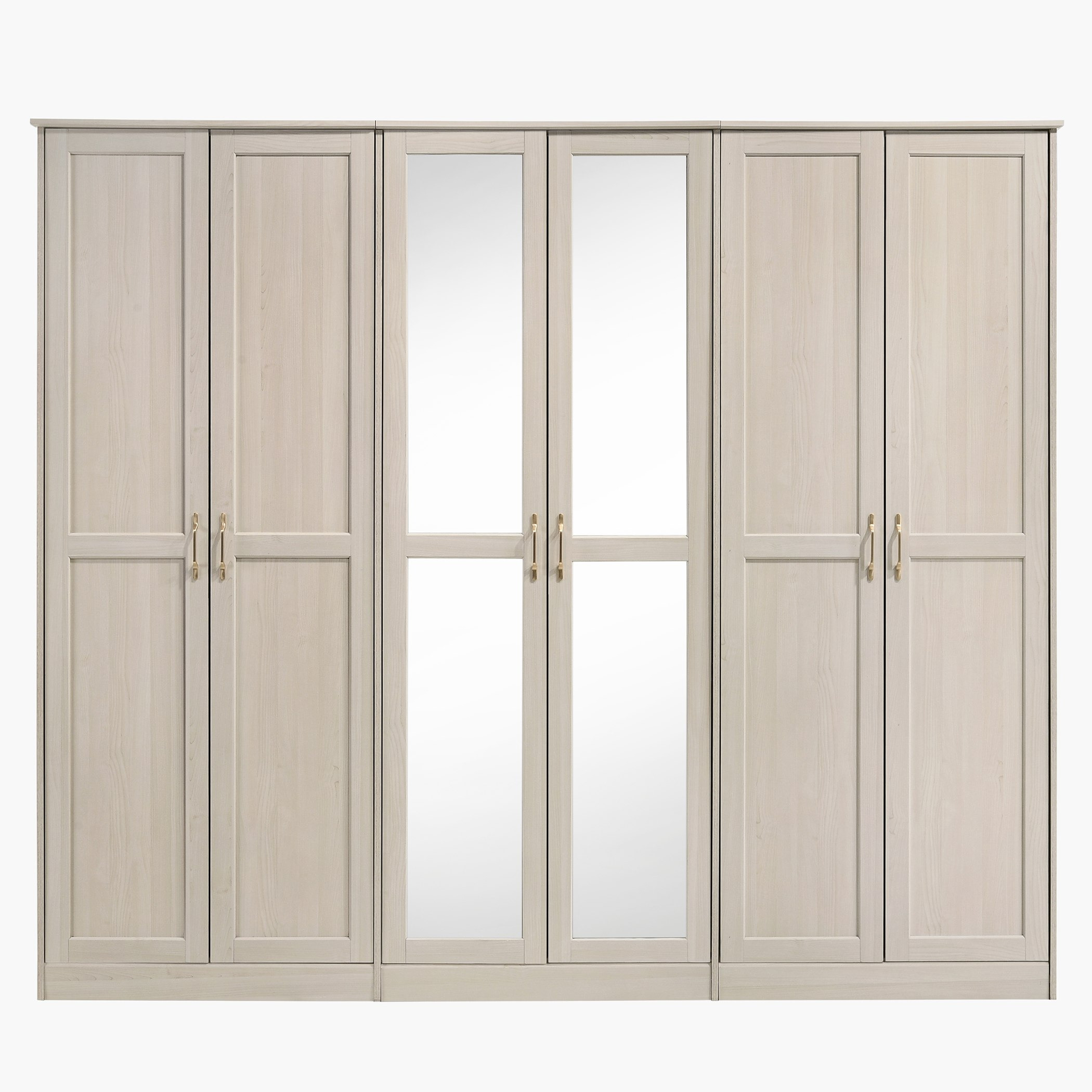 خزانة ملابس 6 أبواب بمرآتين من سونبيرج-hbxfurniture-wardrobes-image-3