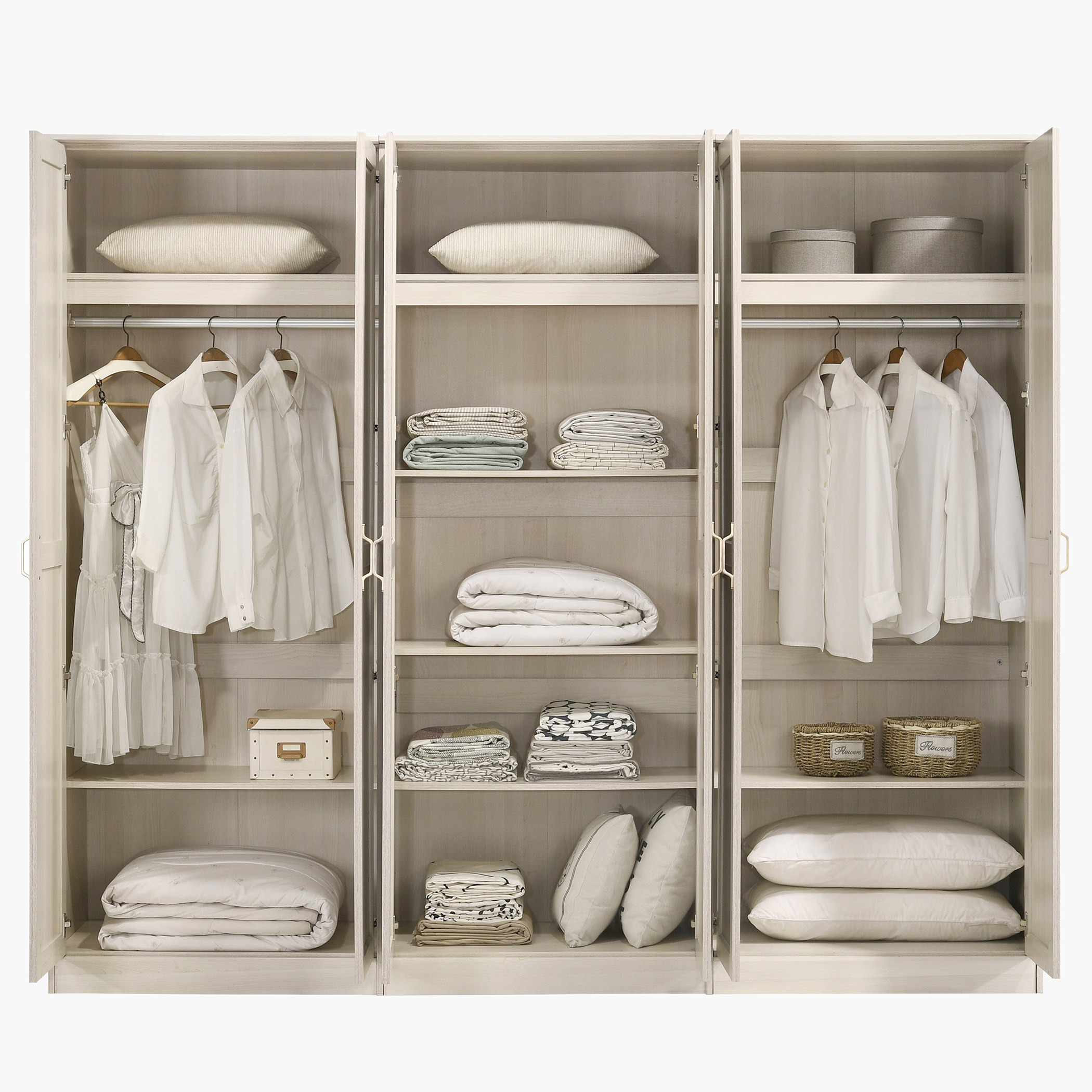 خزانة ملابس 6 أبواب بمرآتين من سونبيرج-hbxfurniture-wardrobes-image-4