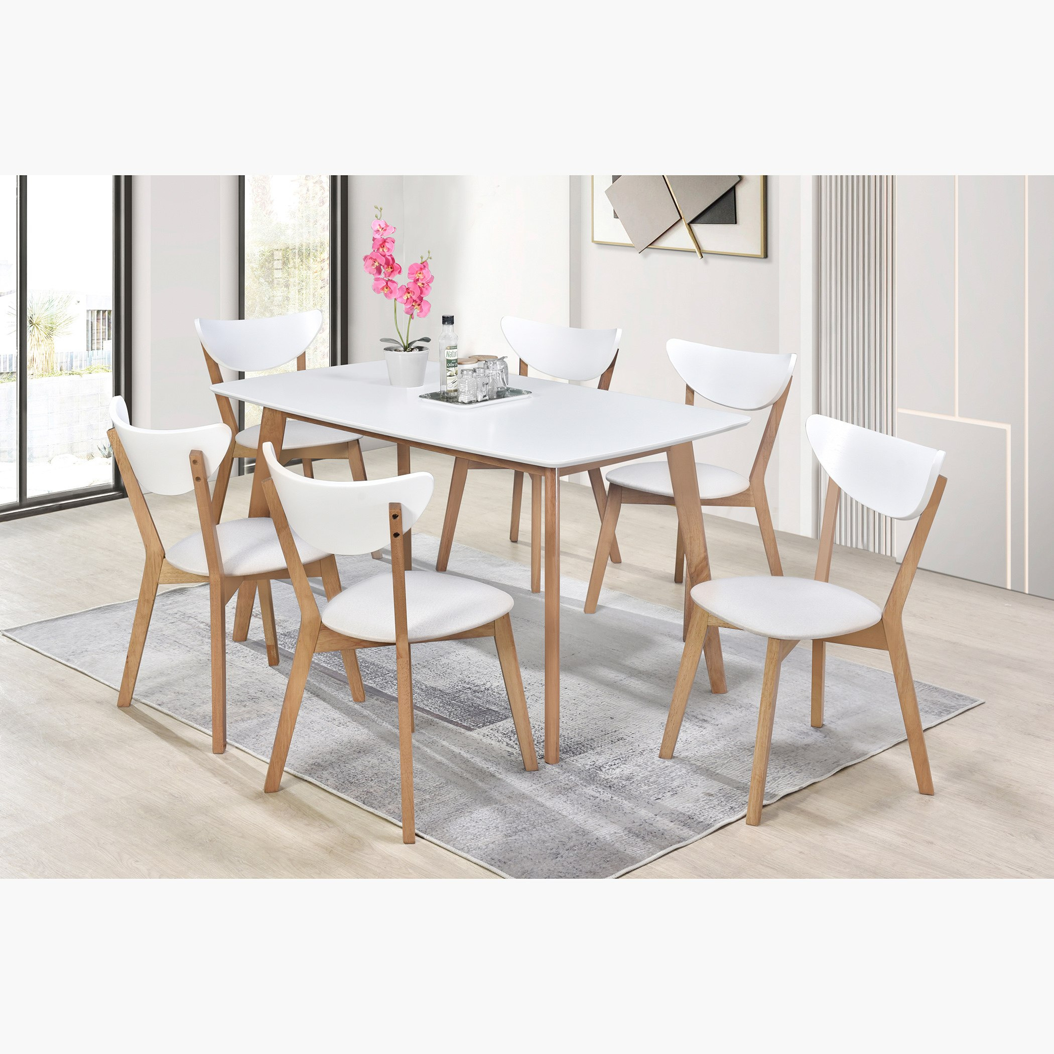 Buy Cameroon 6 Seater Dining Set Online in KSA Homebox