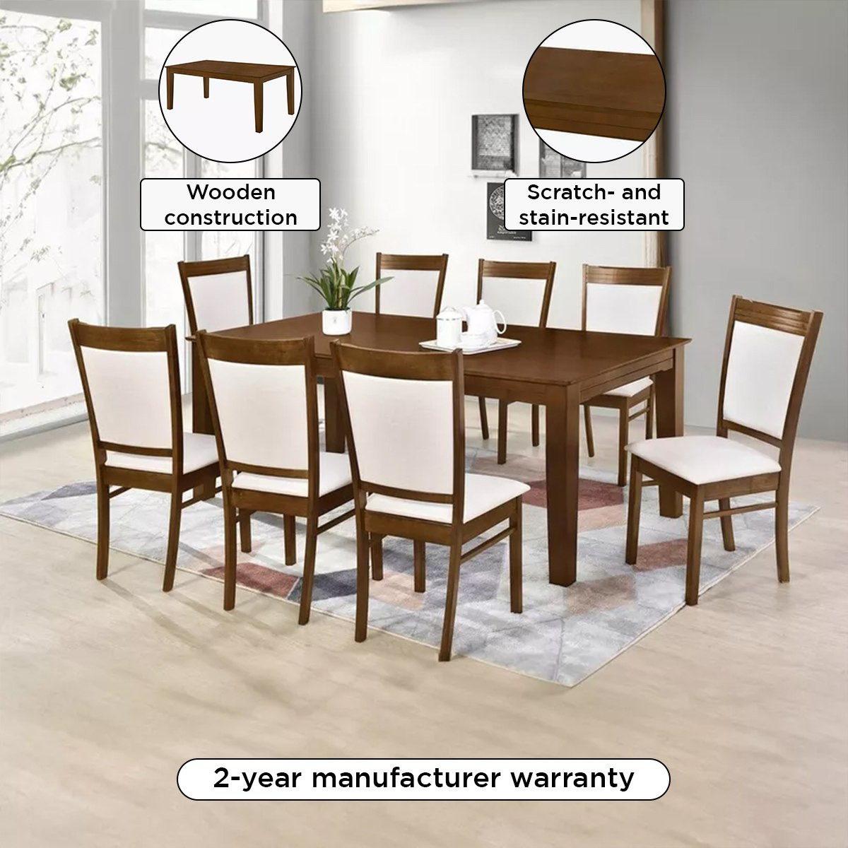 Curvy 8-Seater Dining Set-hbxfurniture-diningtablesandsets-diningsets-eightseater-image-4