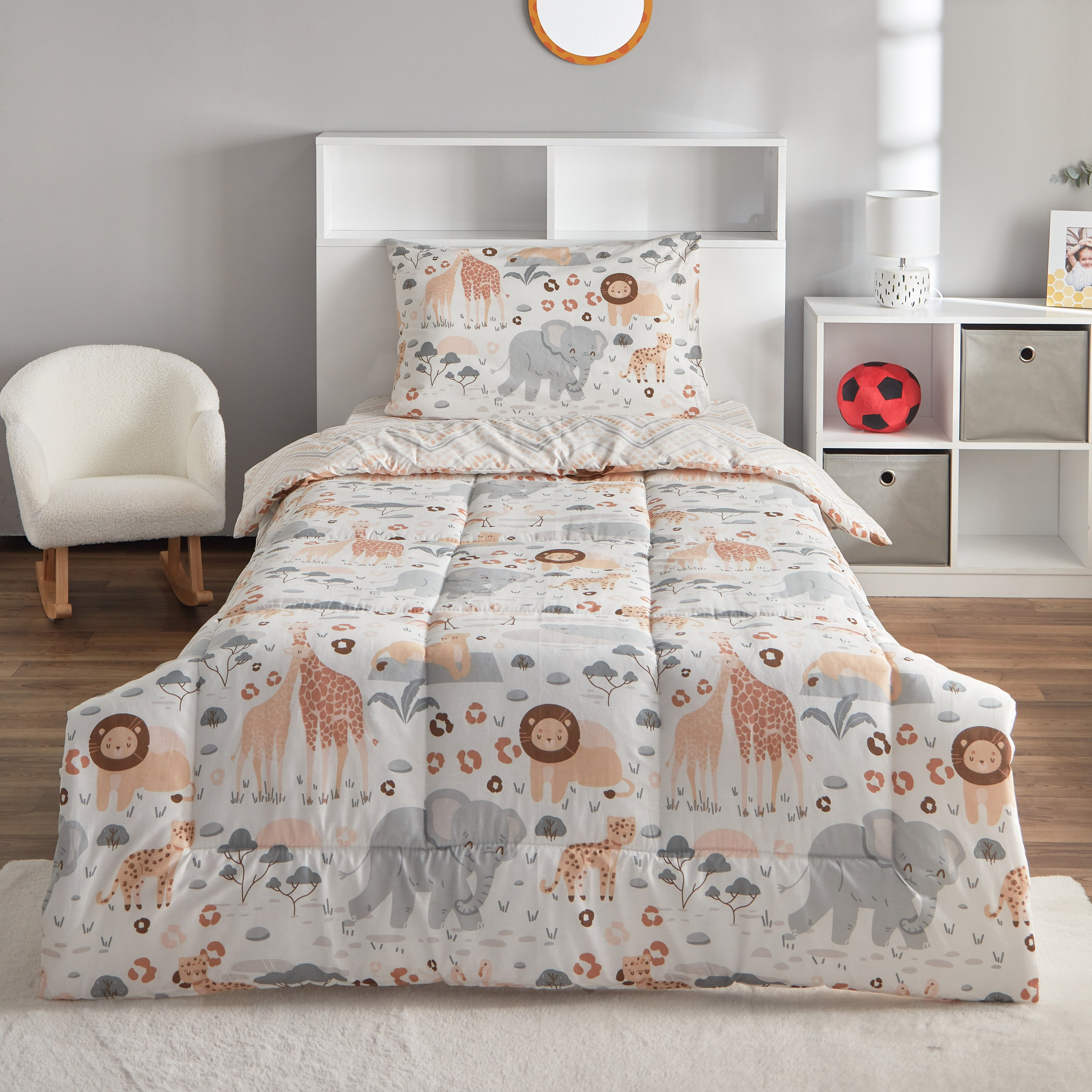 طقم لحاف قطن فردي قطعتين من رون - 135x220 سم-hbxhomeware-hbxkidsandyouth-image-2