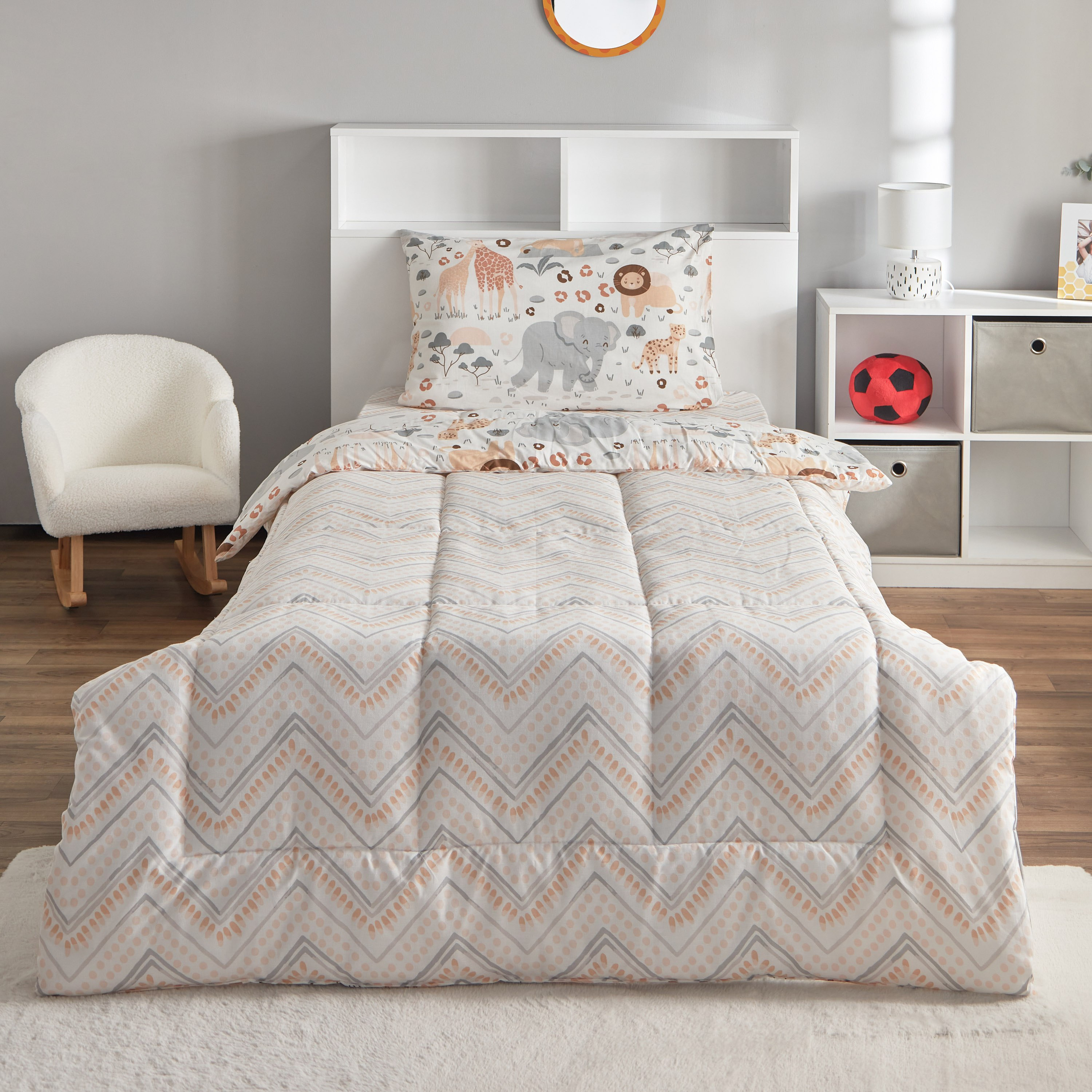 طقم لحاف قطن فردي قطعتين من رون - 135x220 سم-hbxhomeware-hbxkidsandyouth-image-3