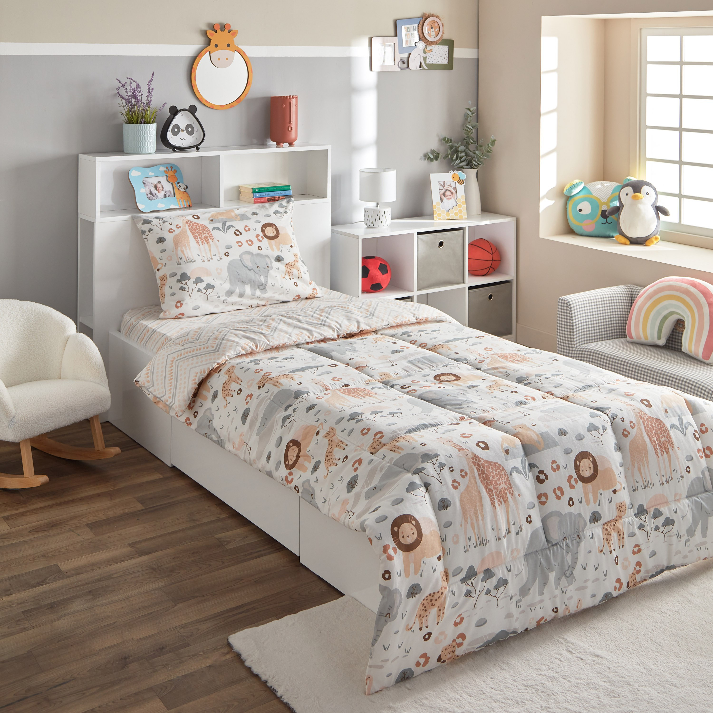 طقم لحاف قطن فردي قطعتين من رون - 135x220 سم-hbxhomeware-hbxkidsandyouth-image-8
