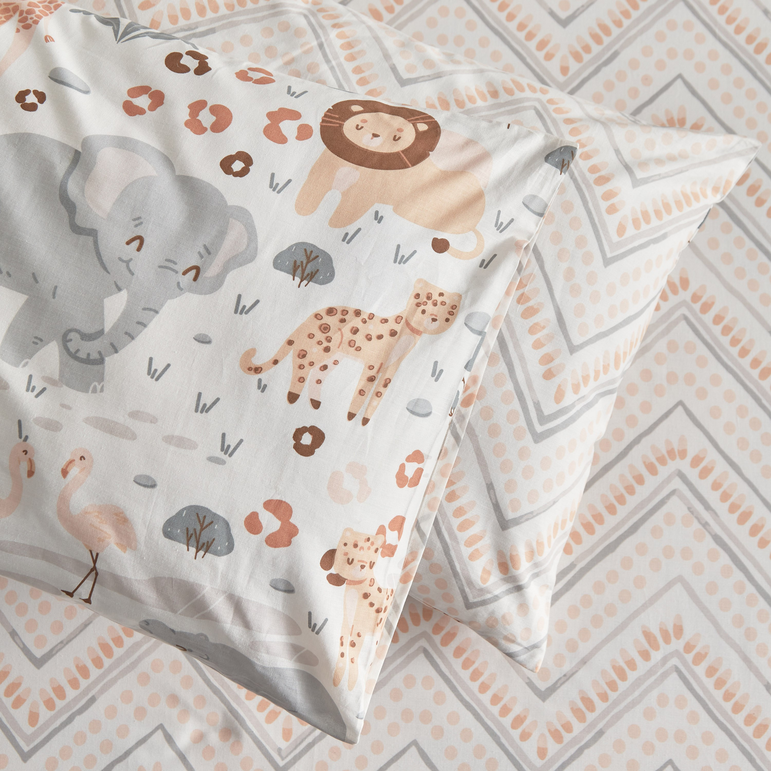 طقم غطاء وسادة قطن يستخدم على الوجهين قطعتين من رون - 50x75 سم-hbxhomeware-hbxkidsandyouth-image-5