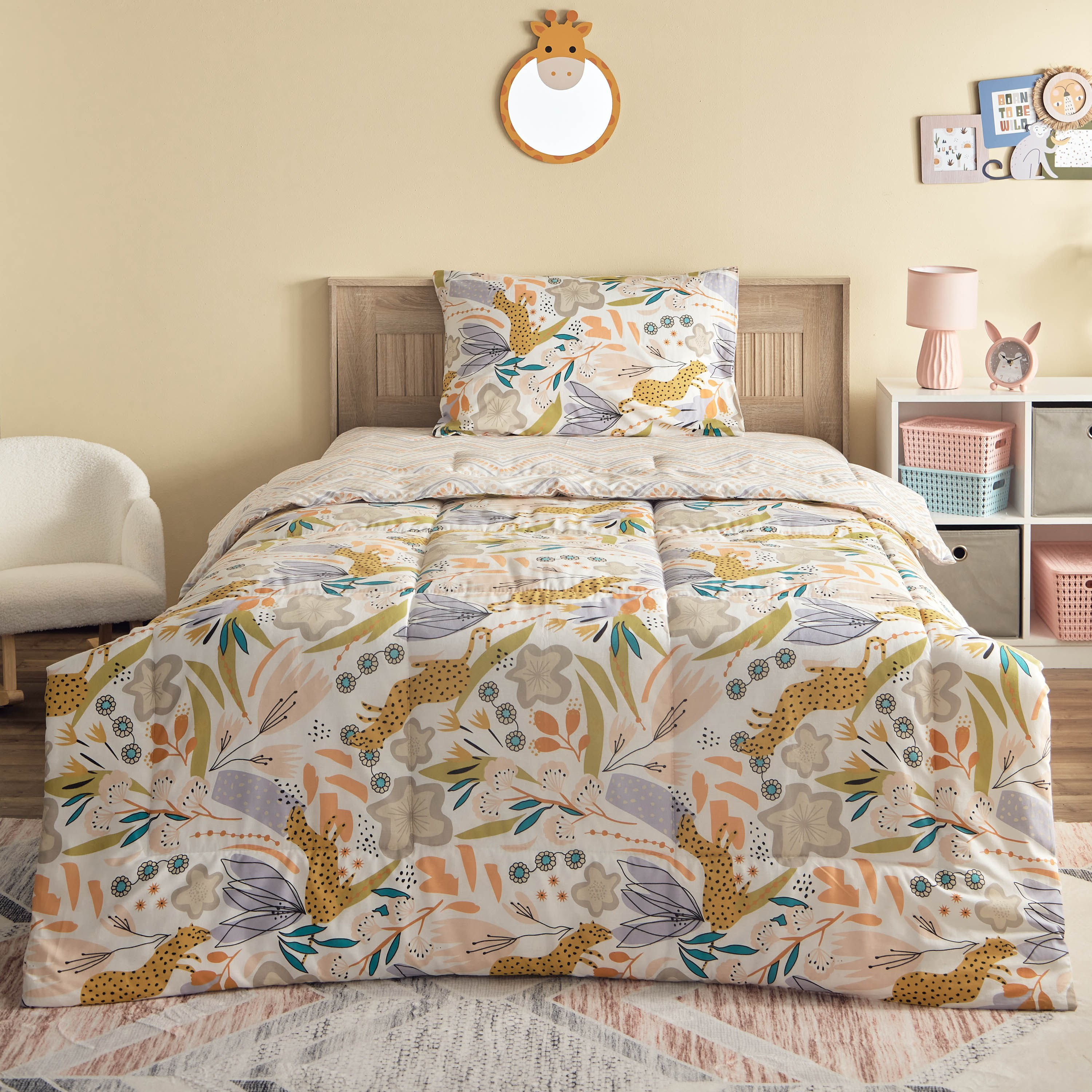 Ron Flora Kapas 2-Piece Twin Cotton Comforter Set - 160x220 cm-hbxhomeware-hbxkidsandyouth-image-2