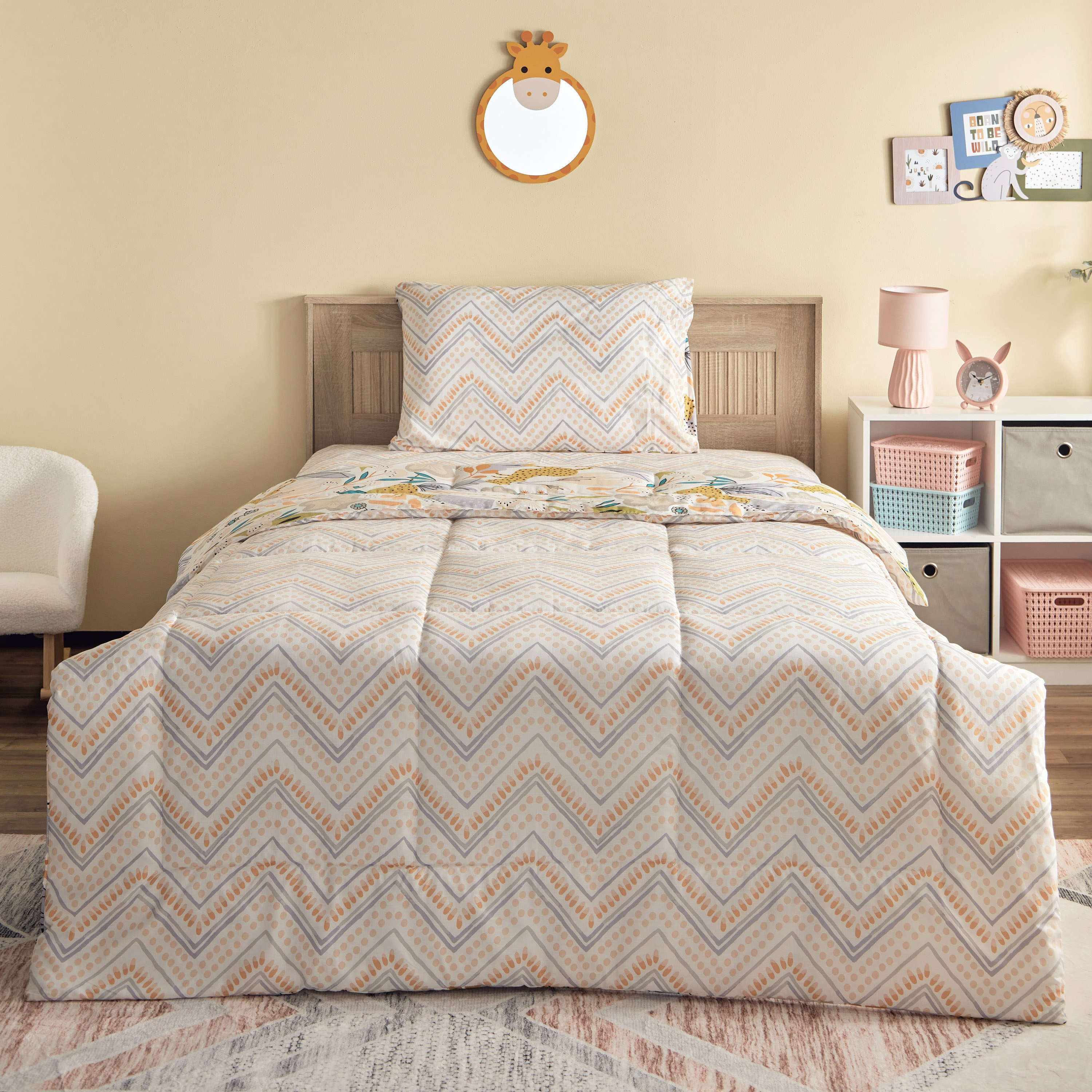 Ron Flora Kapas 2-Piece Twin Cotton Comforter Set - 160x220 cm-hbxhomeware-hbxkidsandyouth-image-3