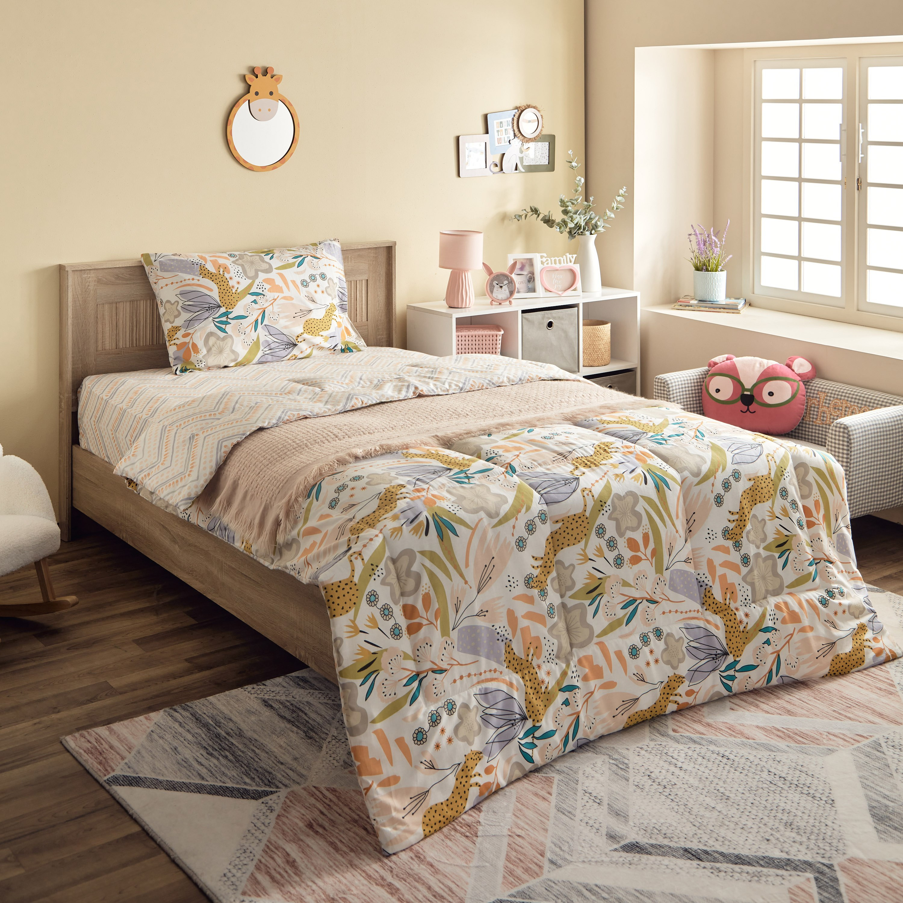 Ron Flora Kapas 2-Piece Twin Cotton Comforter Set - 160x220 cm-hbxhomeware-hbxkidsandyouth-image-8