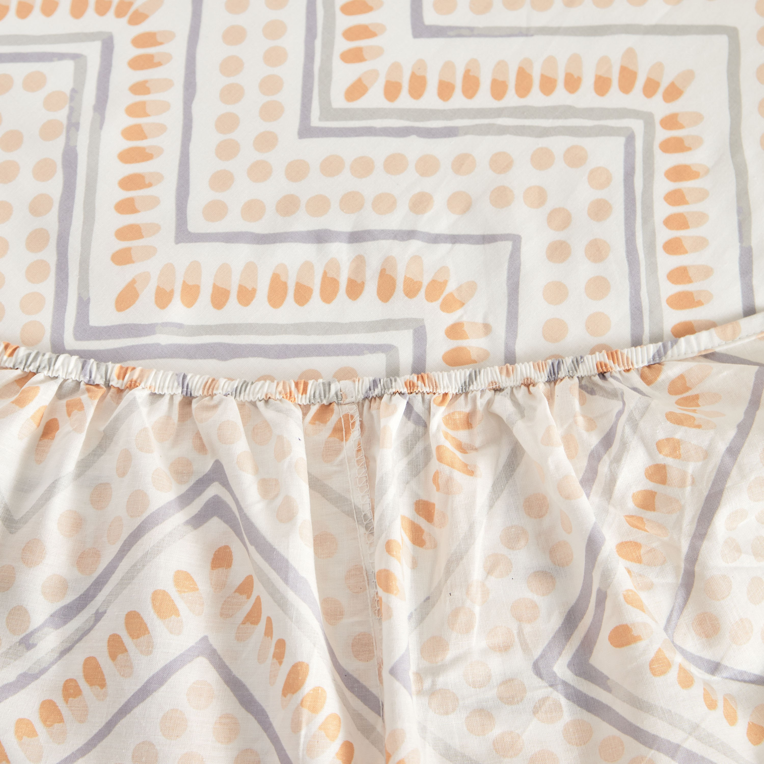 Ron Flora Kapas 144 TC Twin Cotton Bedsheet - 120x200+25 cm-hbxhomeware-hbxkidsandyouth-image-6