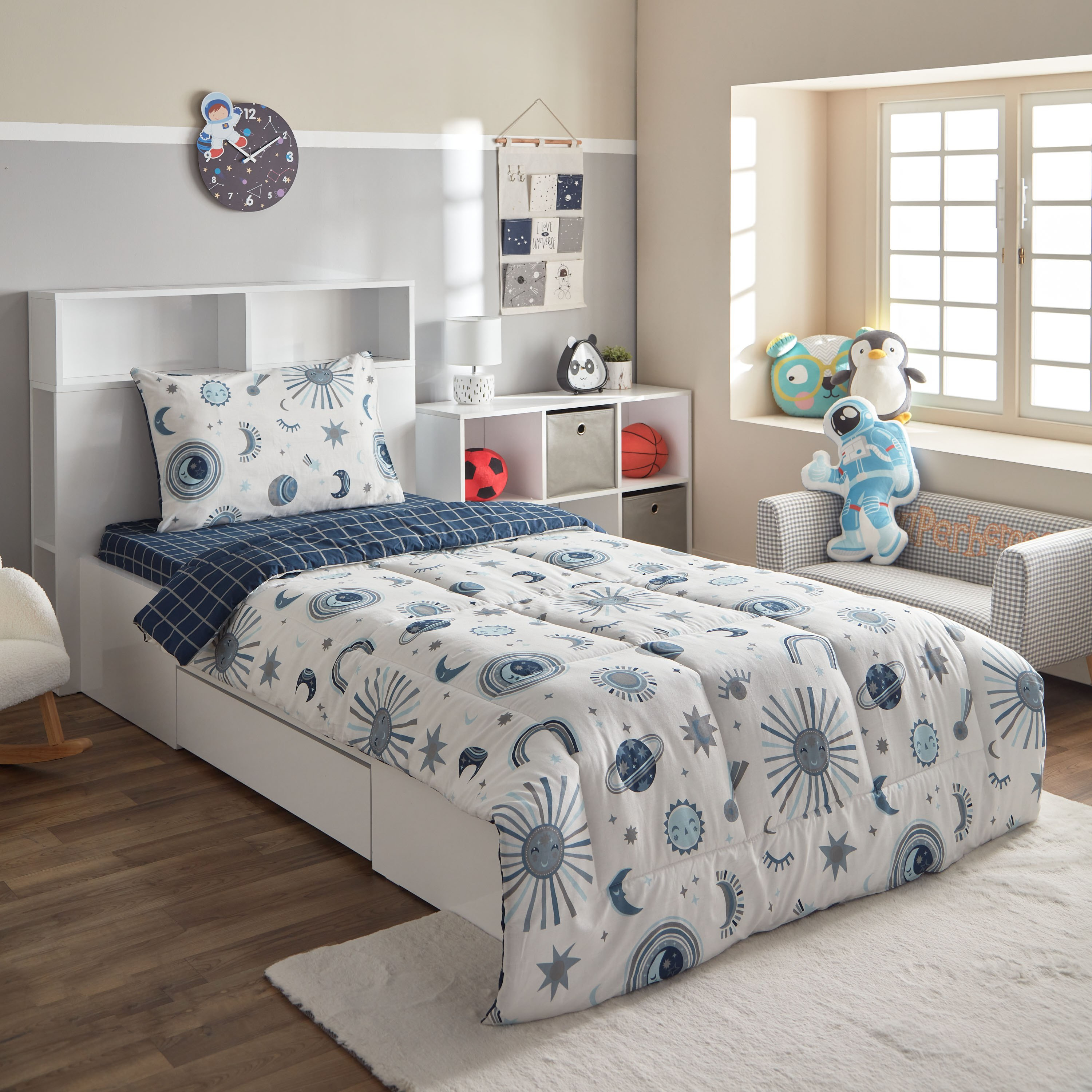 طقم لحاف قطن فردي 144 خيط - سيليستال كاباس من هاري - 135x220 سم-hbxhomeware-hbxkidsandyouth-image-1