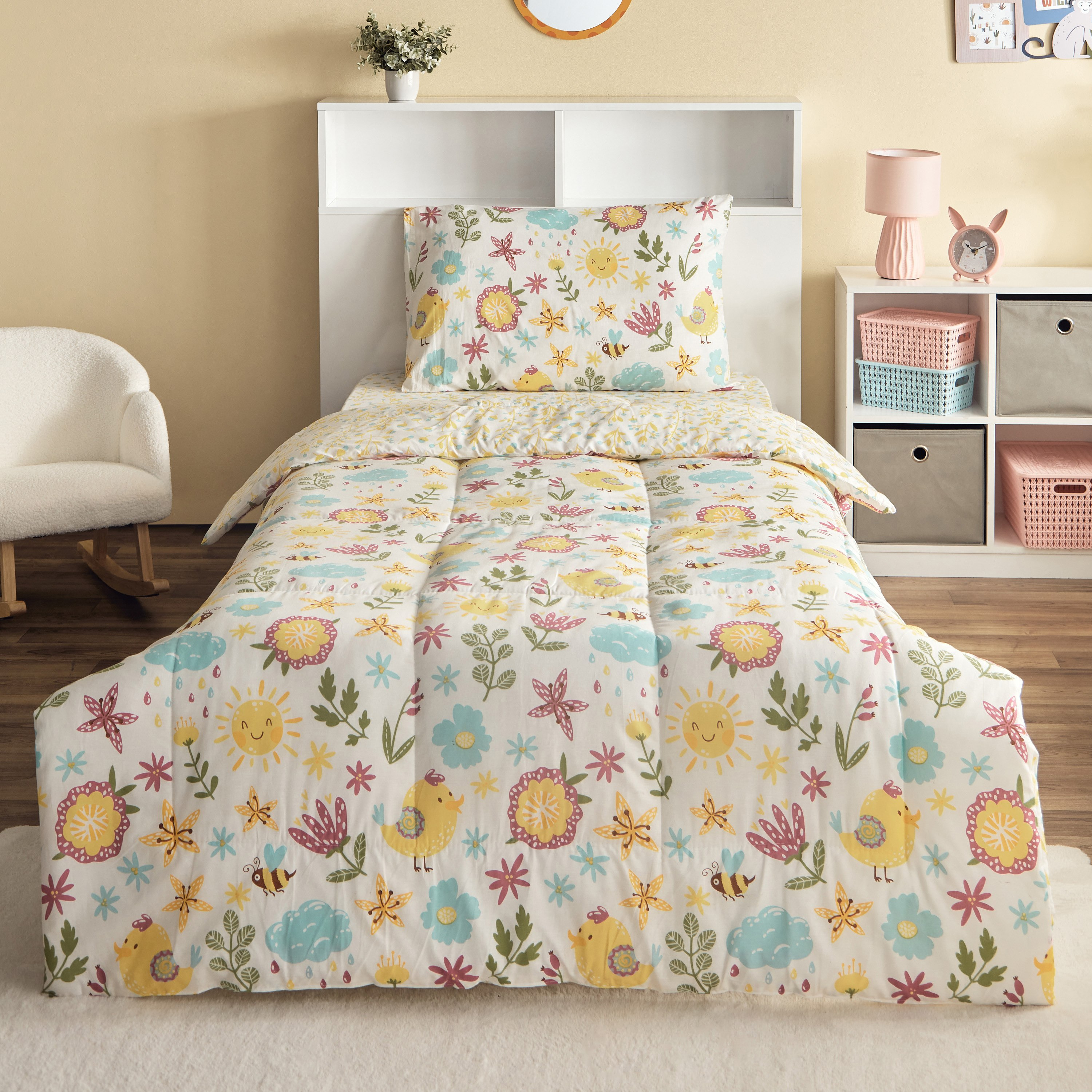 طقم لحاف فردي بلوم كاباس 144 خيط قطعتين من هيرميون - 135x220 سم-hbxhomeware-hbxkidsandyouth-image-2